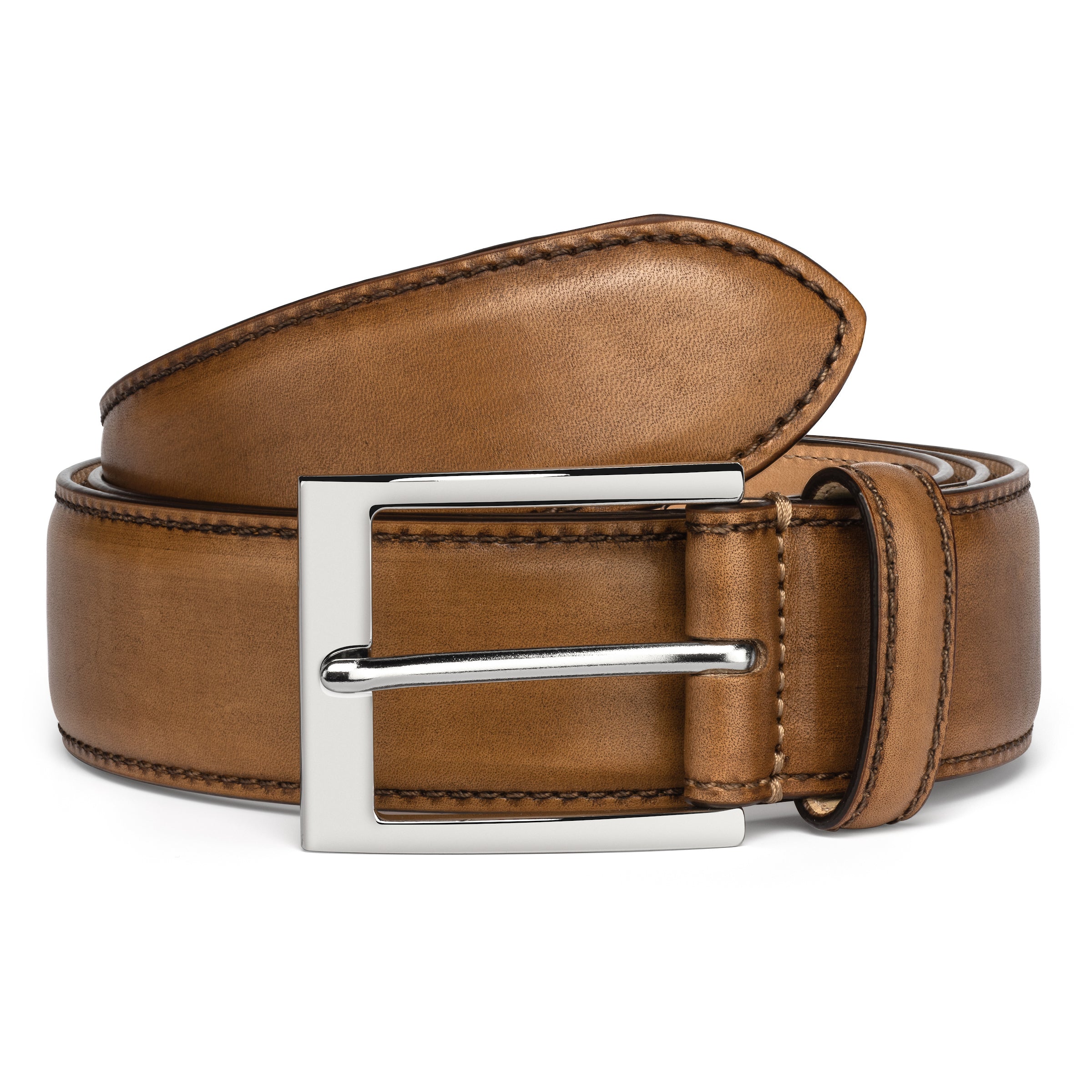 Medium Tan Calf Belt