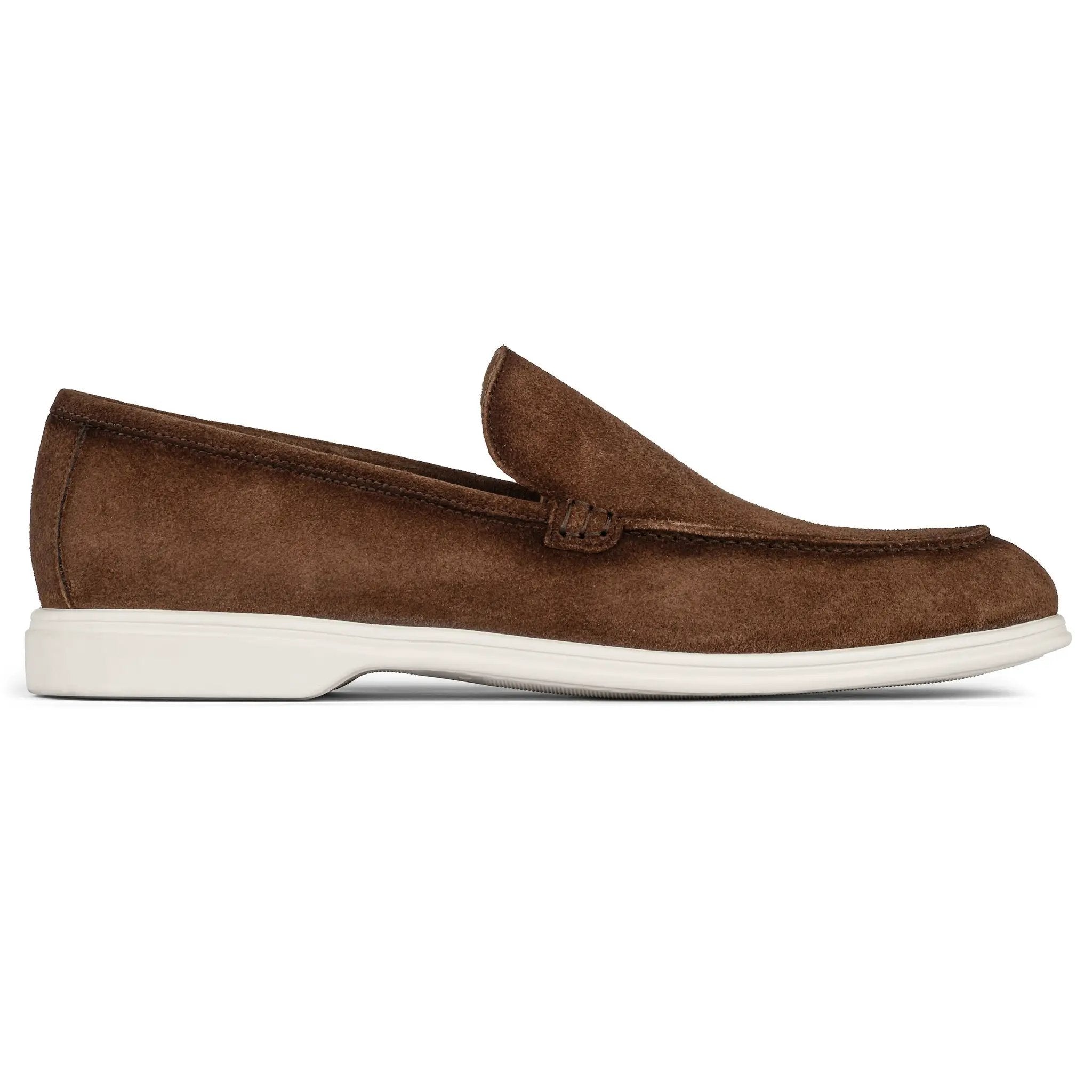 Montage Mid Brown Suede Slip-On Loafer by To Boot New York