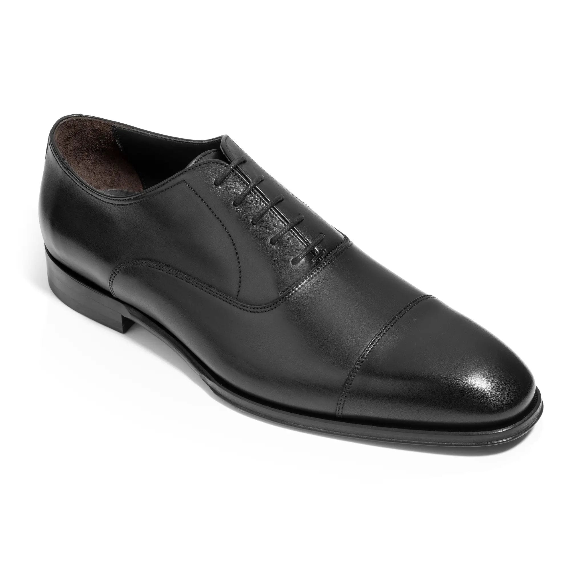 Nico Black Calf Leather Cap Toe Oxford Nico Black Calf Leather Cap Toe Oxford