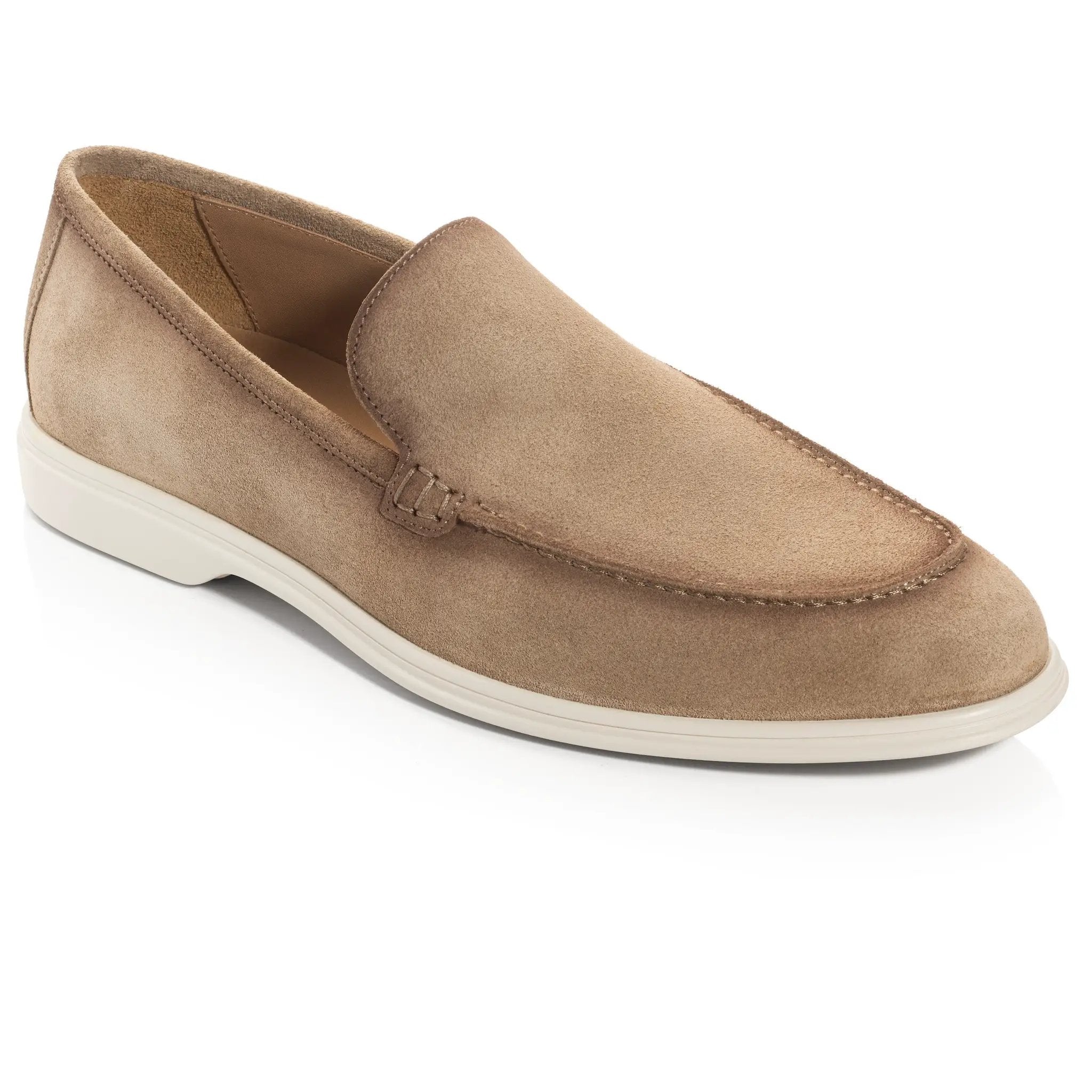 Montage Taupe Suede Slip-On Loafer by To Boot New York