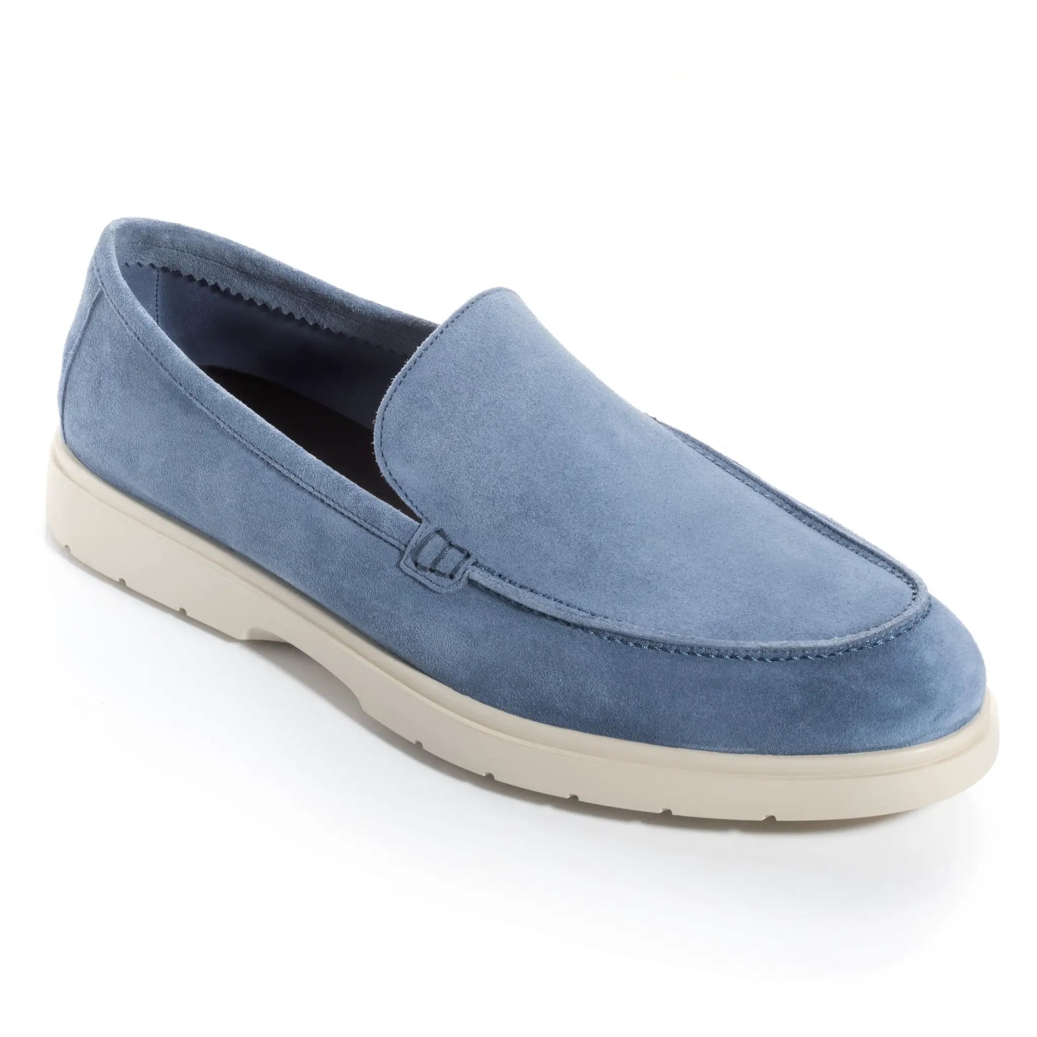 Hathaway Sky Blue Suede Slip-On by To Boot New York