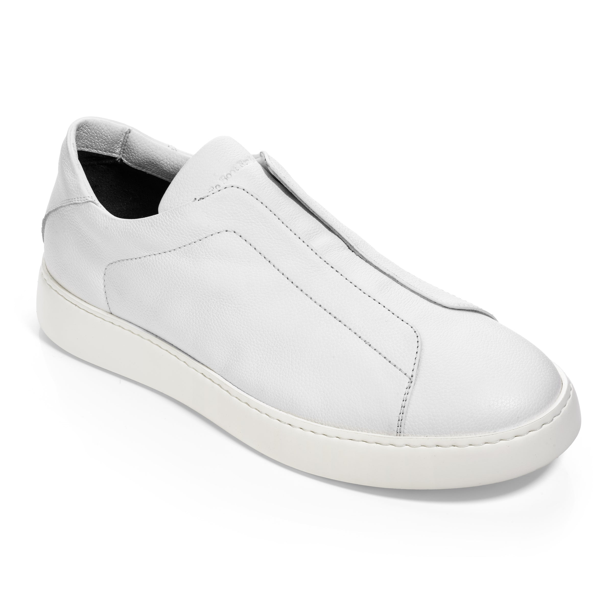 Marley White Tumbled Calf Sneaker