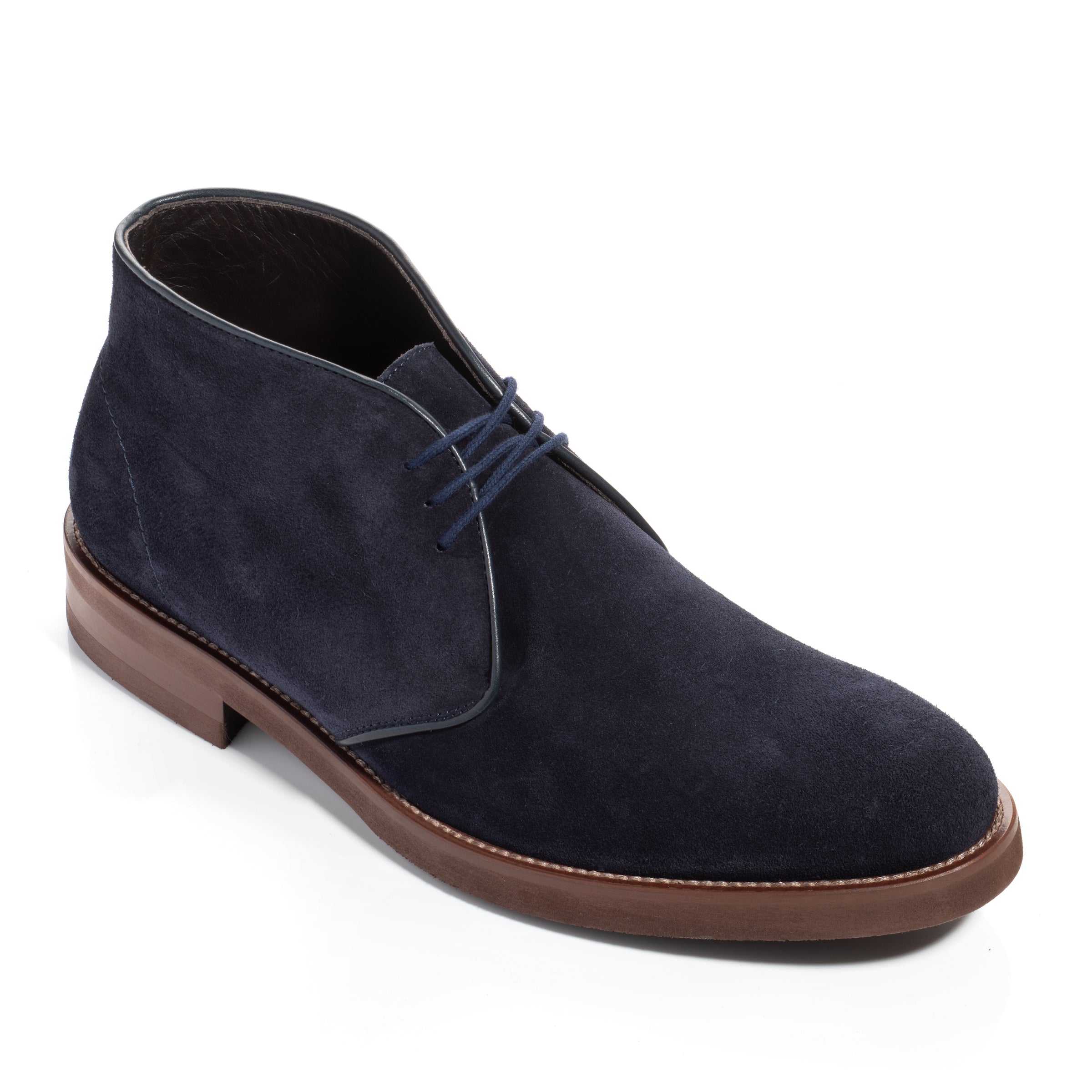 Monaco Navy Suede Chukka Boot