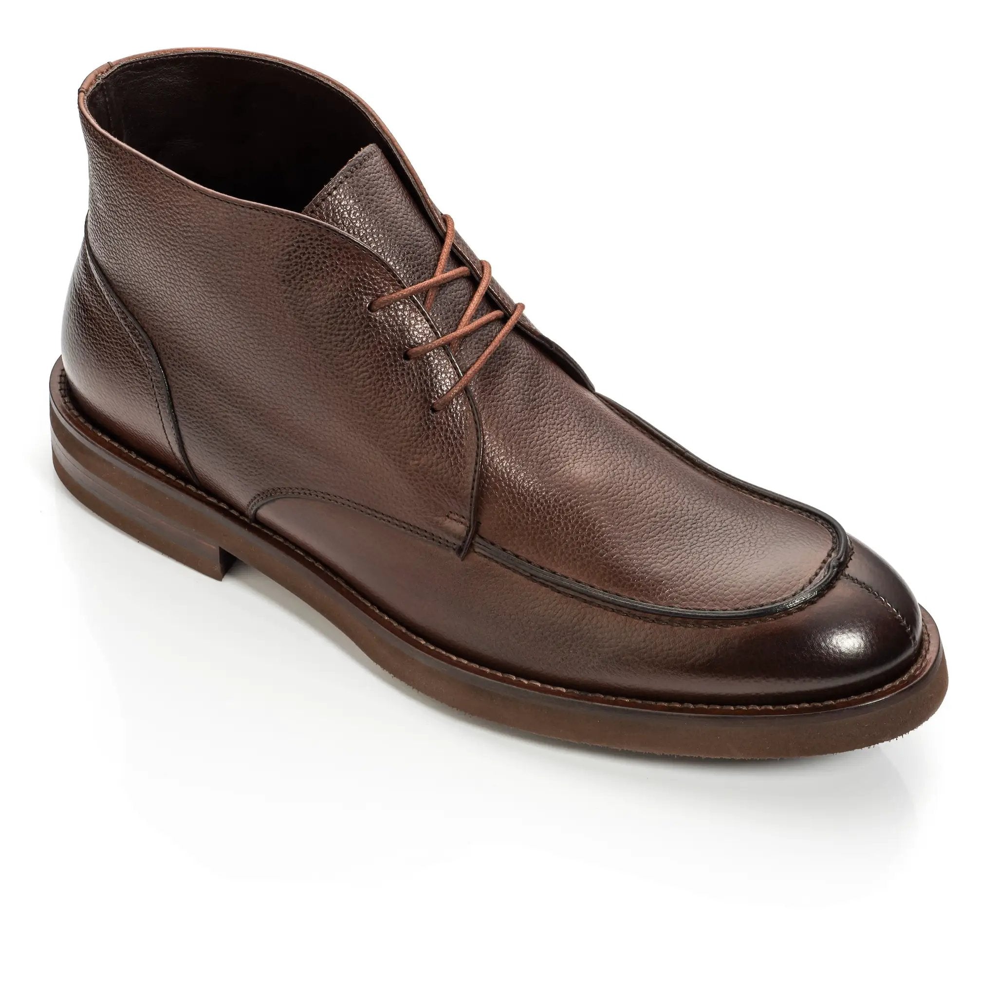 Hays Brown Grain Lace-Up Chukka Boot by To Boot New York