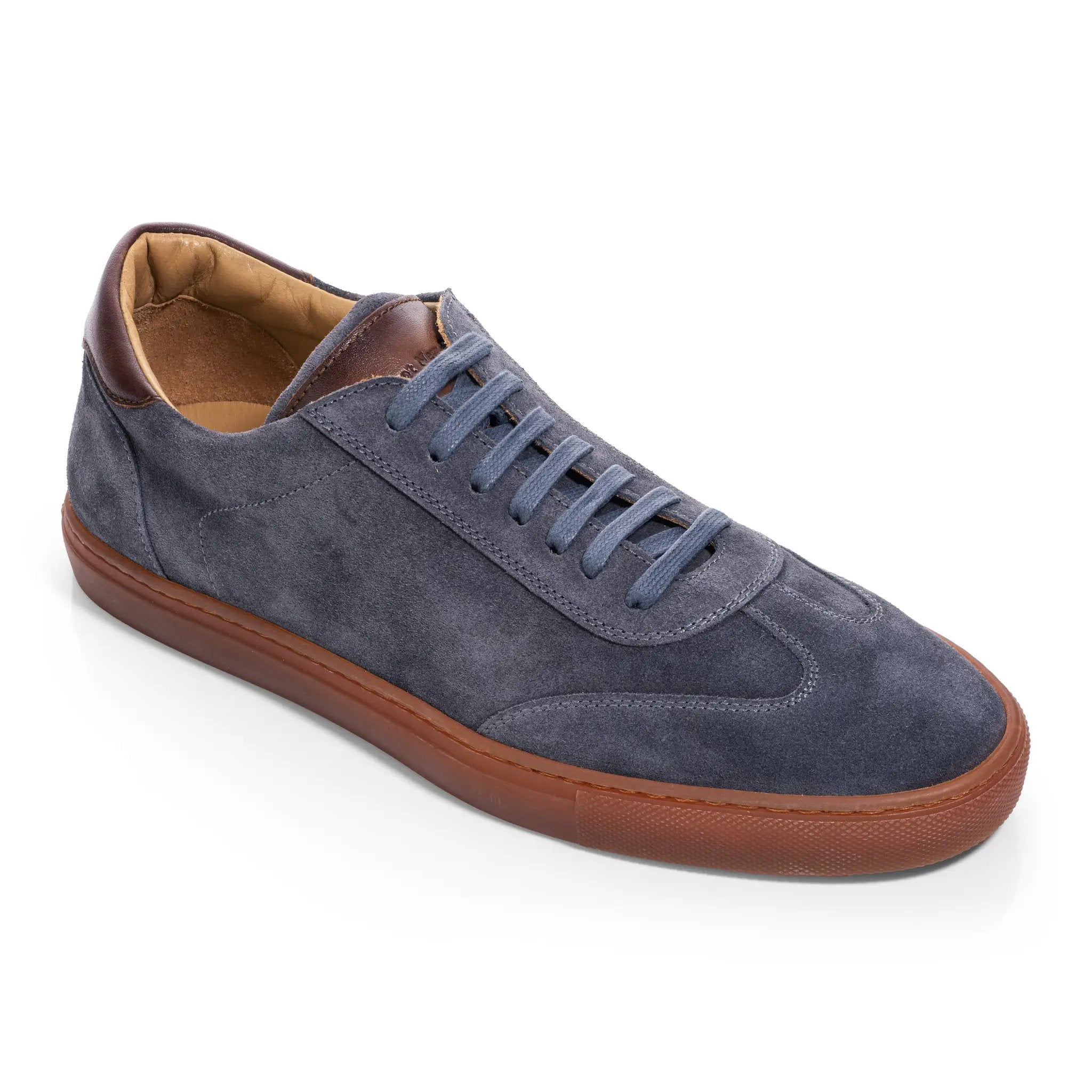 Brio Slate Blue Suede Sneaker by To Boot New York