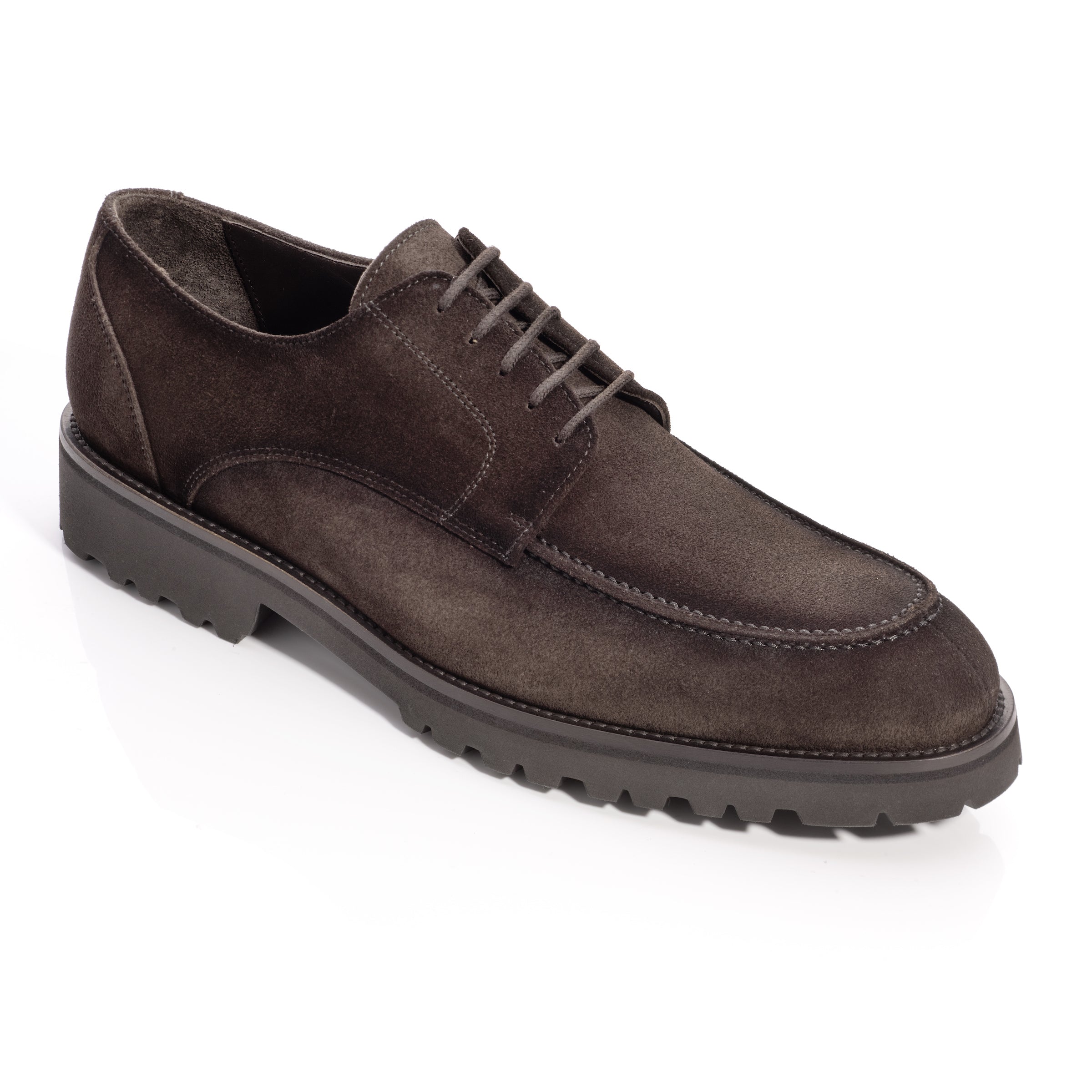 Dario Dark Brown Suede Derby