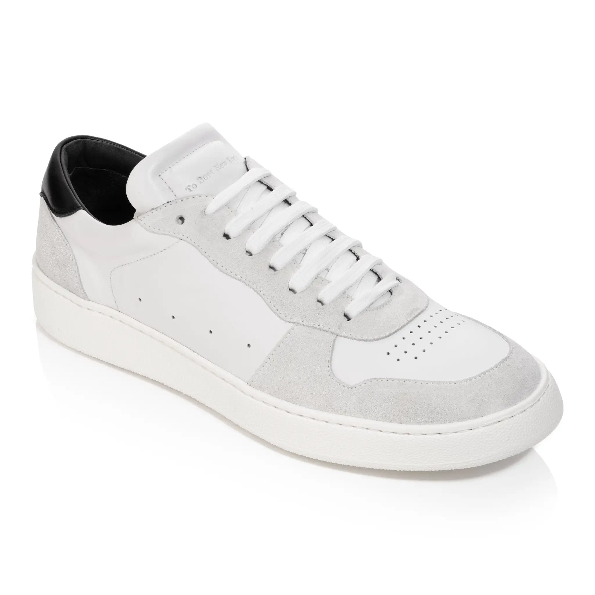 Cheadle White Calf Court Sneaker by To Boot New York