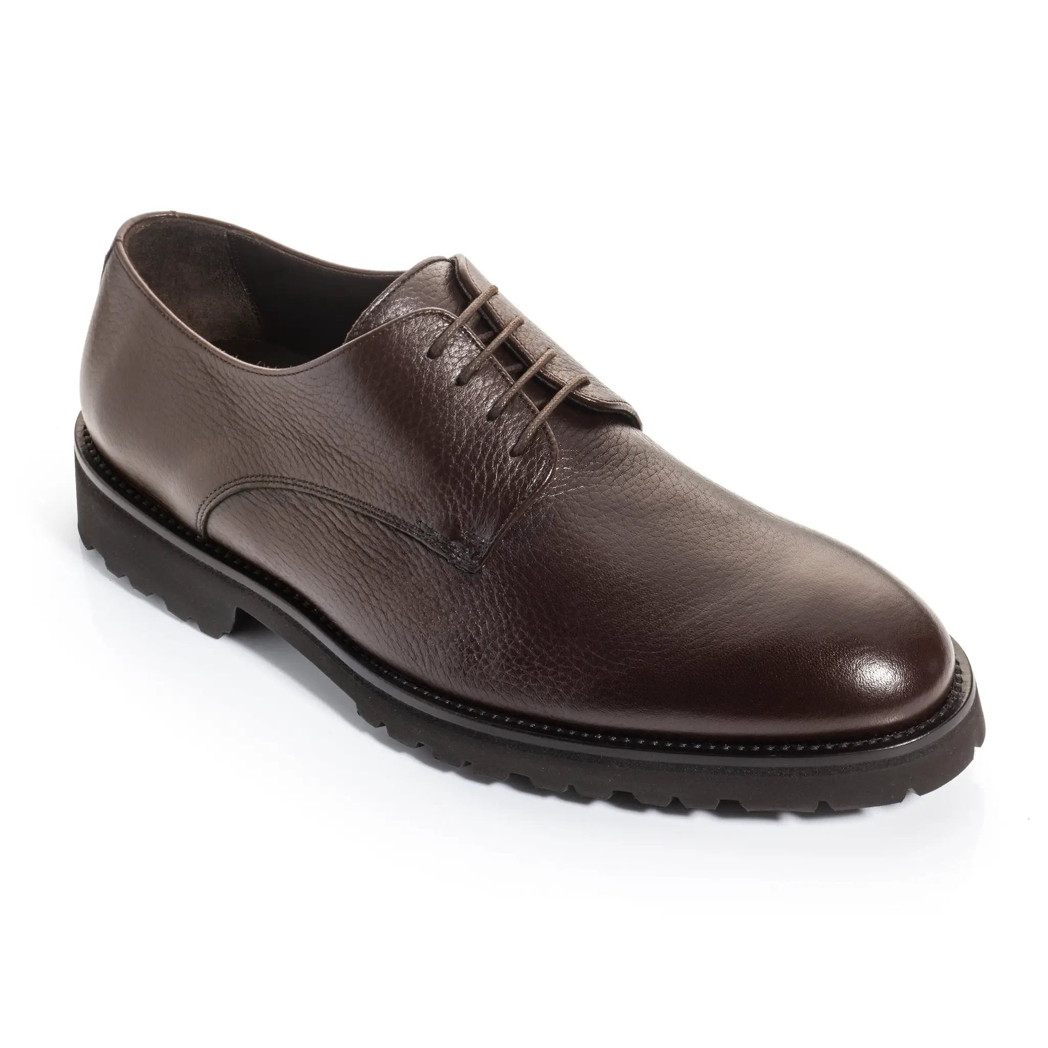 Williamsburg Dark Brown Deerskin Oxford Lace-Up by To Boot New York