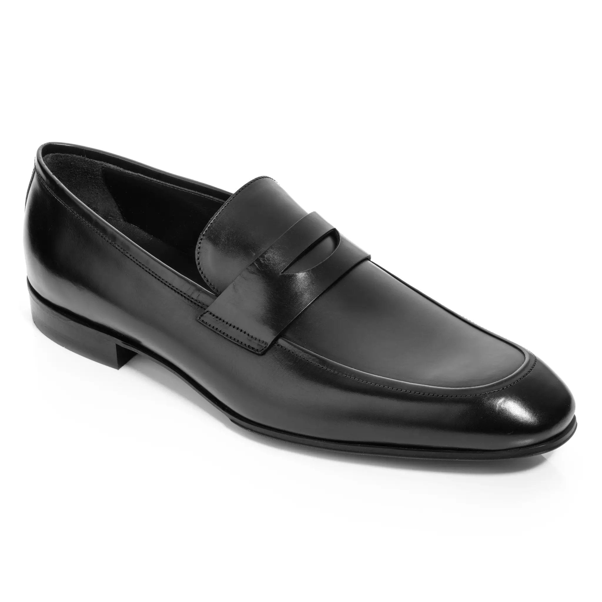 Munroe Black Shiny Calf Loafer by To Boot New York