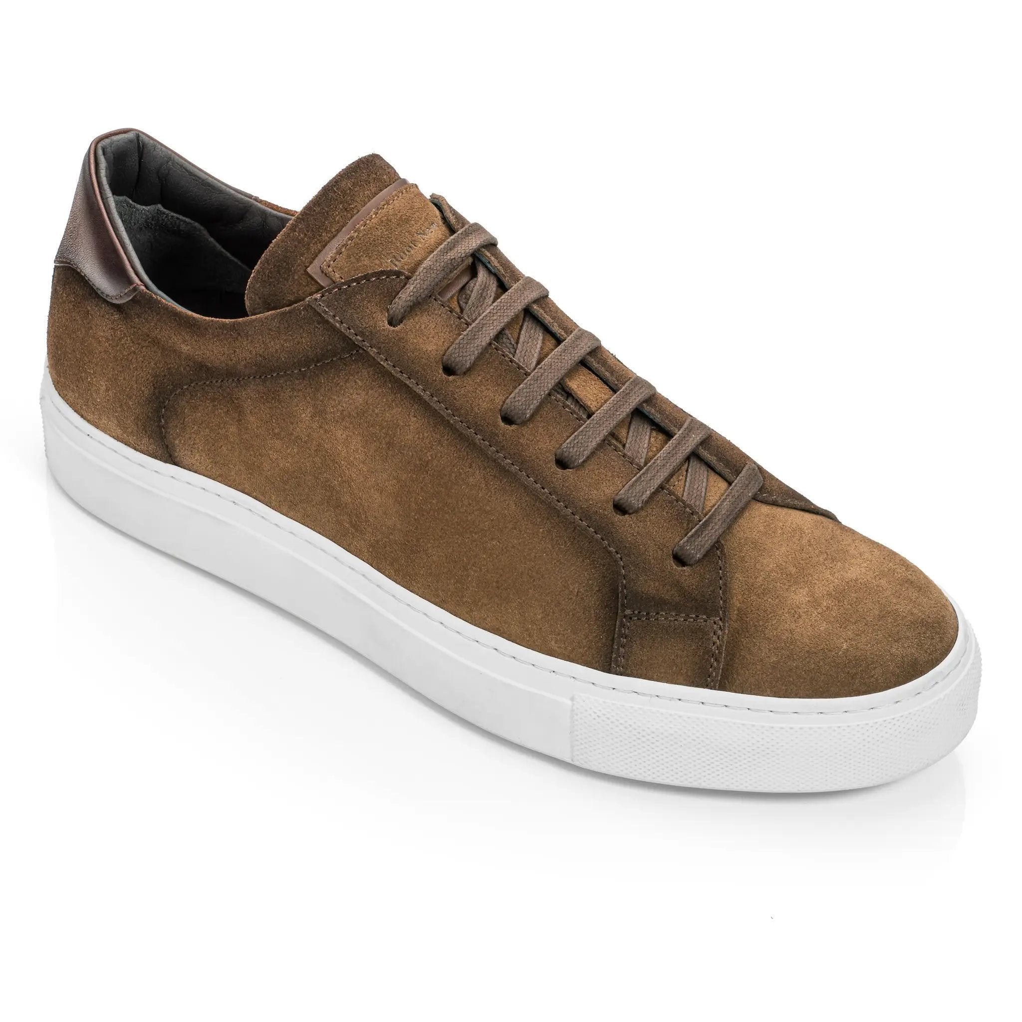 Derrick Mid Brown Suede Sneaker by To Boot New York