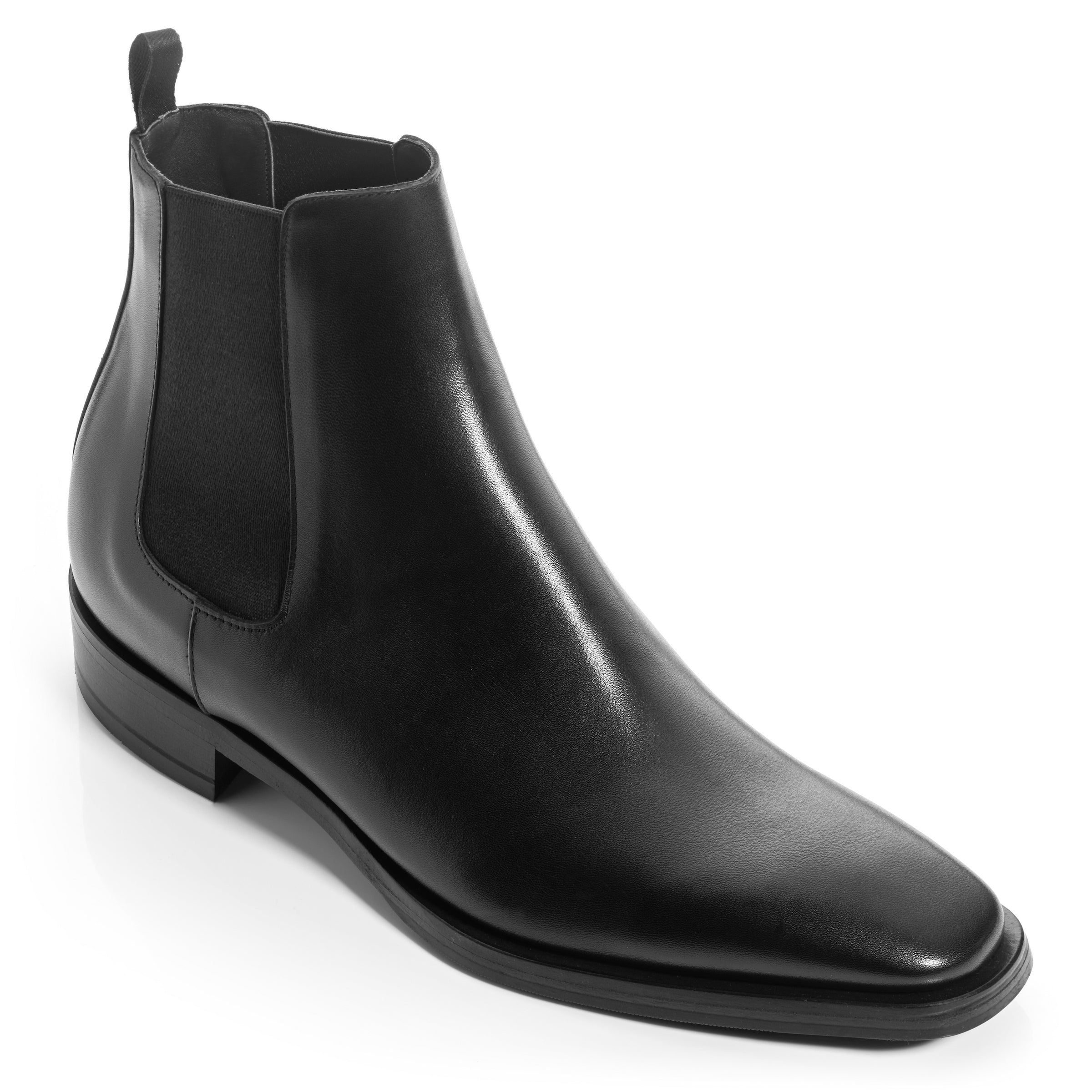 Christophe Black Calf Leather Chelsea Boot