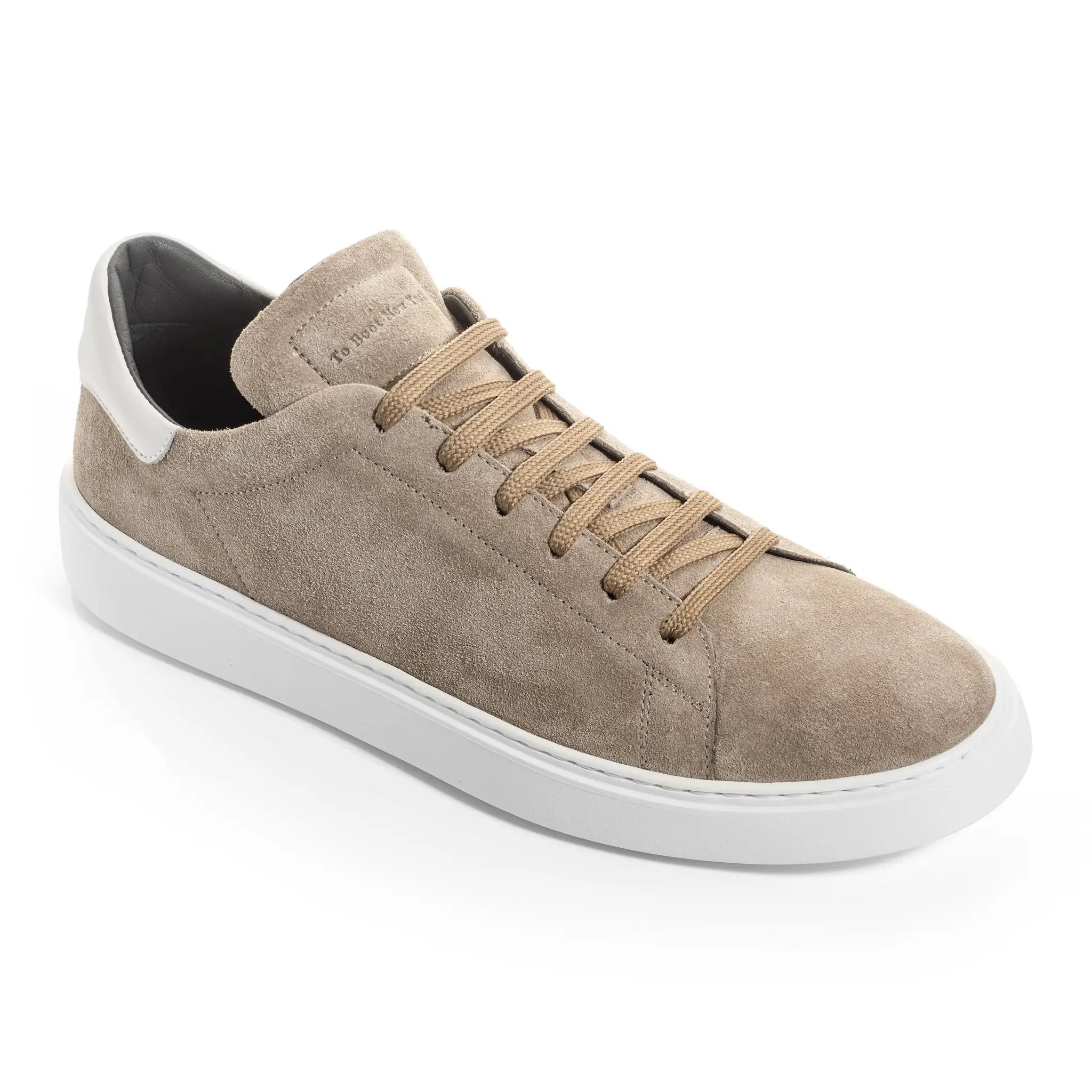 Mathis Taupe/White Suede Sneaker by To Boot New York