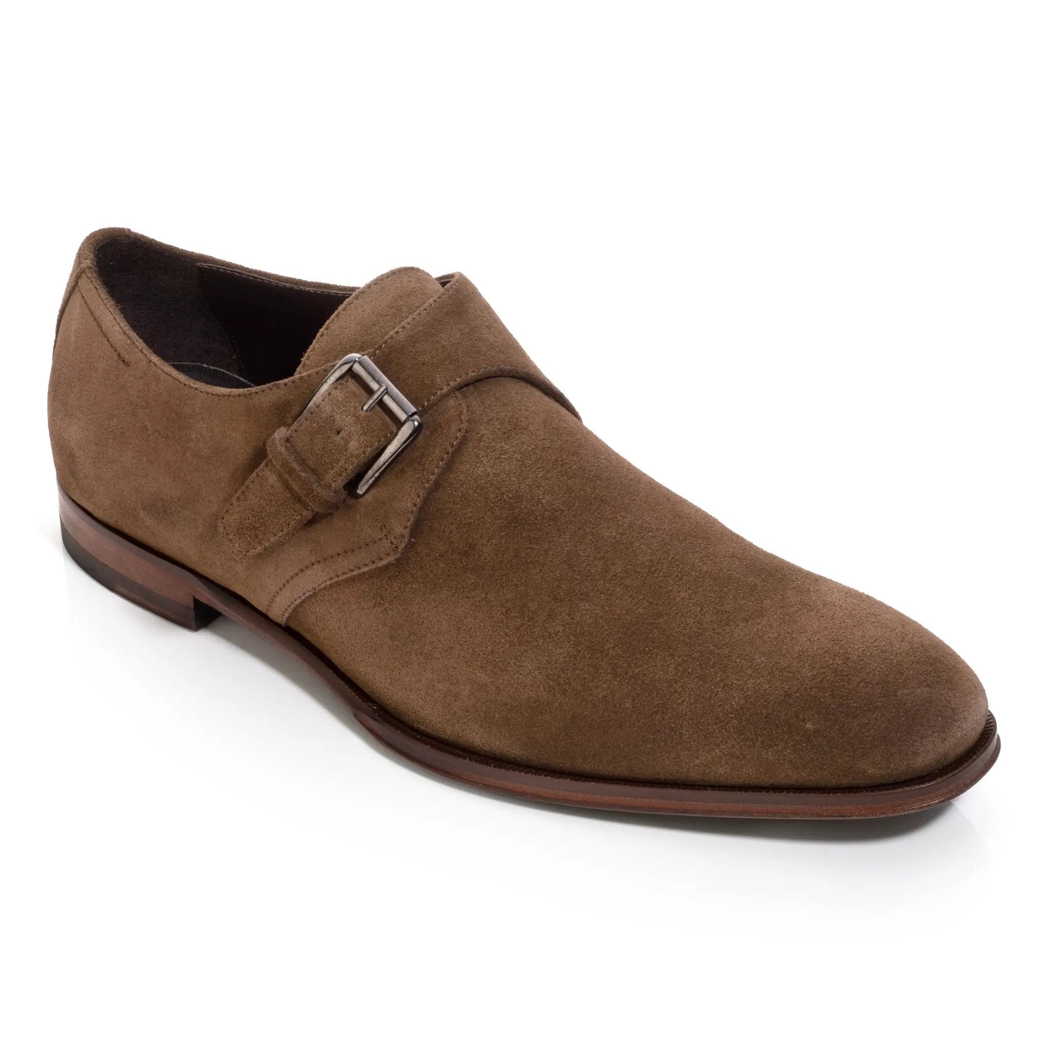 Bower Mid Brown Suede Monkstrap Bower Mid Brown Suede Monkstrap