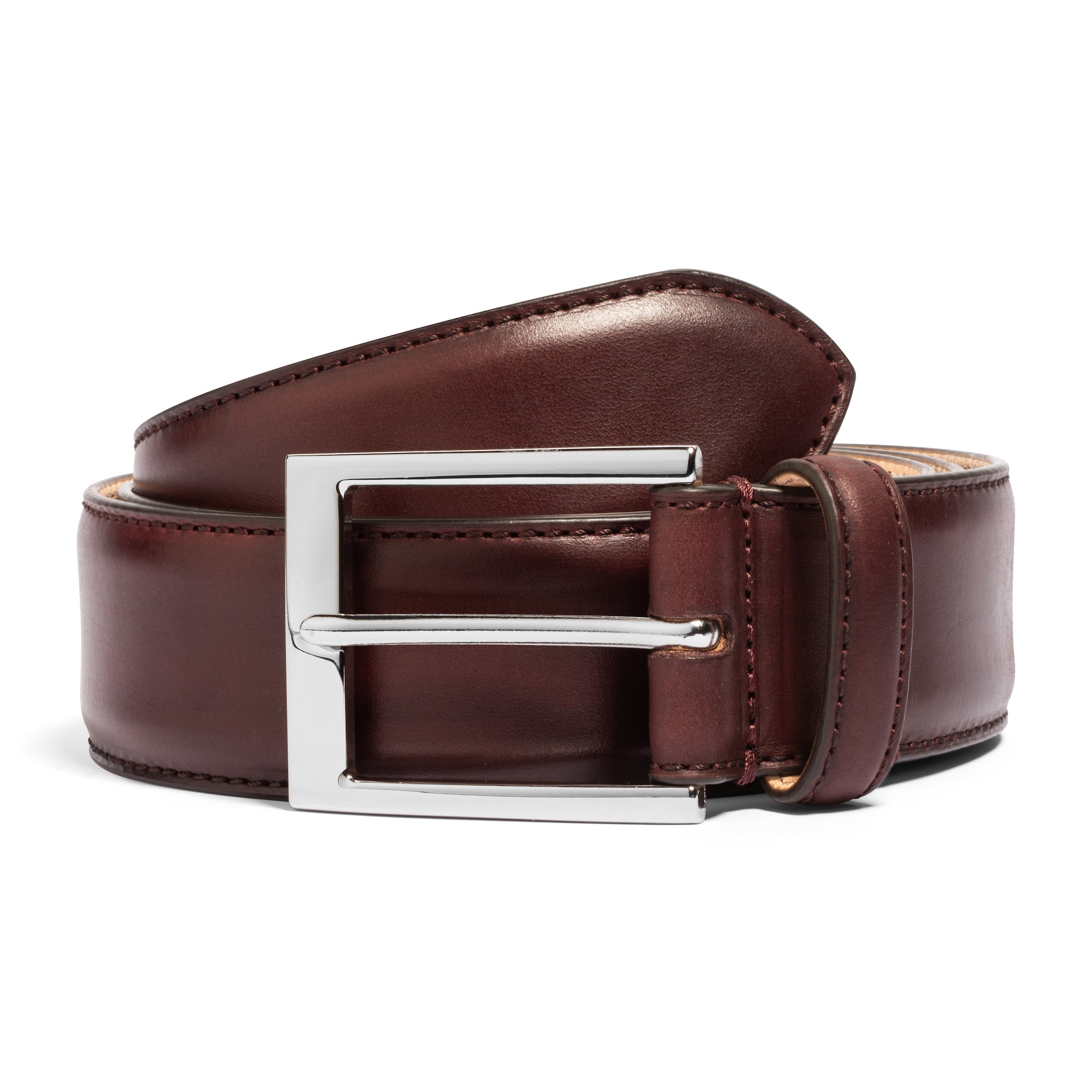 Bordeaux Calf Dress Belt