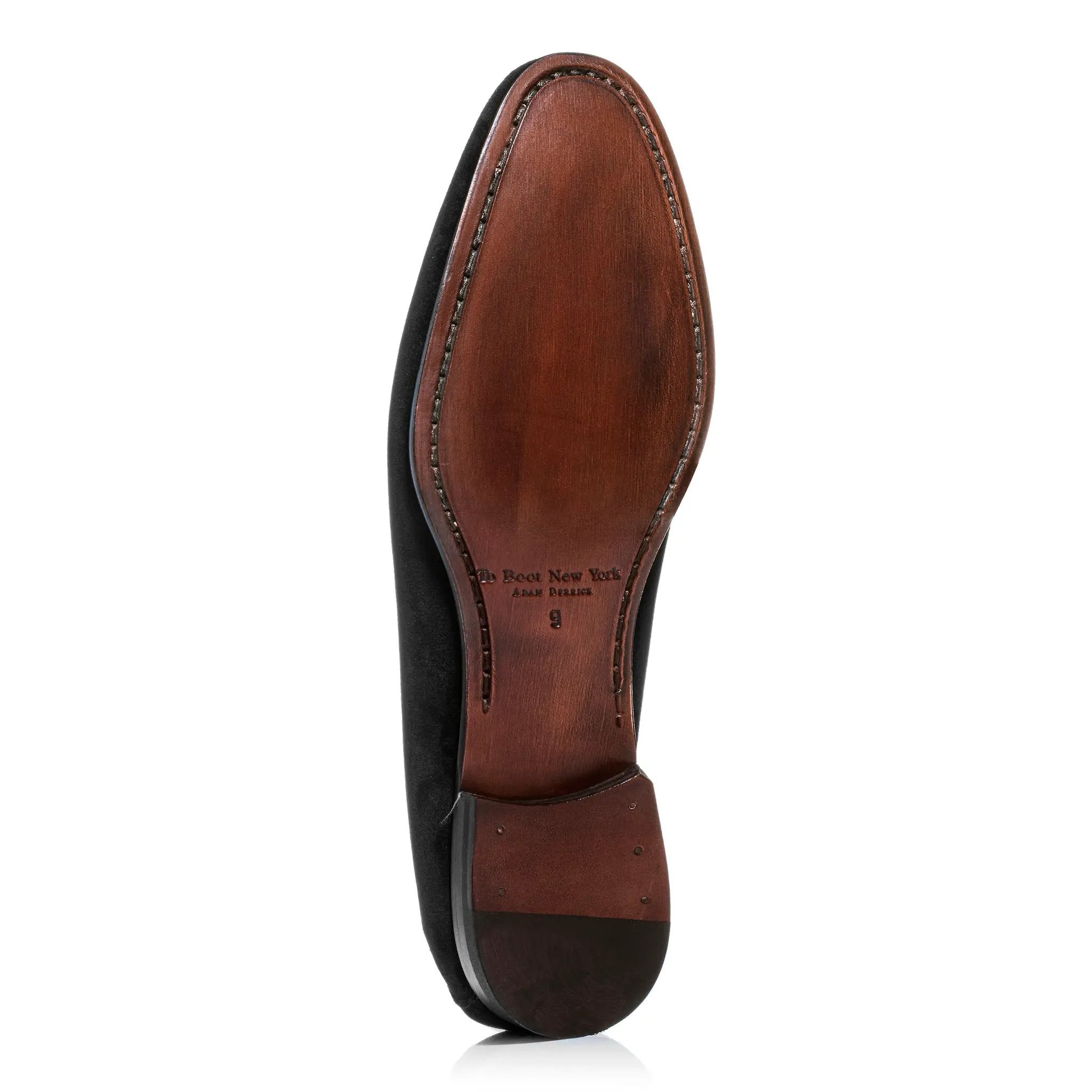 Beamon Black Suede Slip-On Loafer by To Boot New York