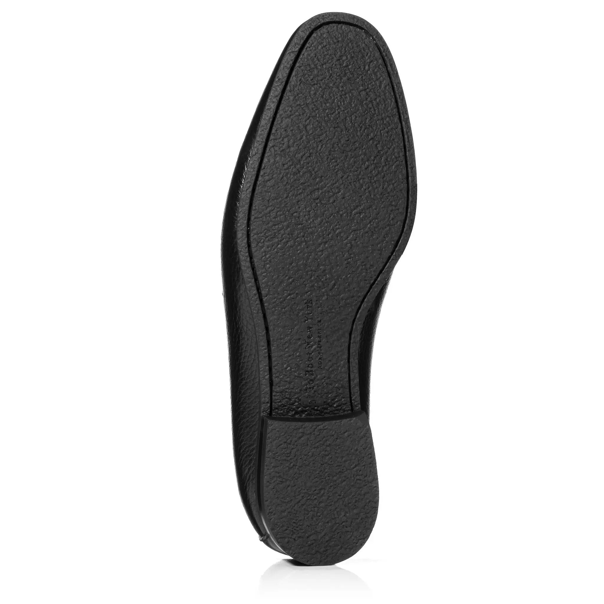 Merritt Black Deerskin Leather Penny Loafer Slip-On by To Boot New York