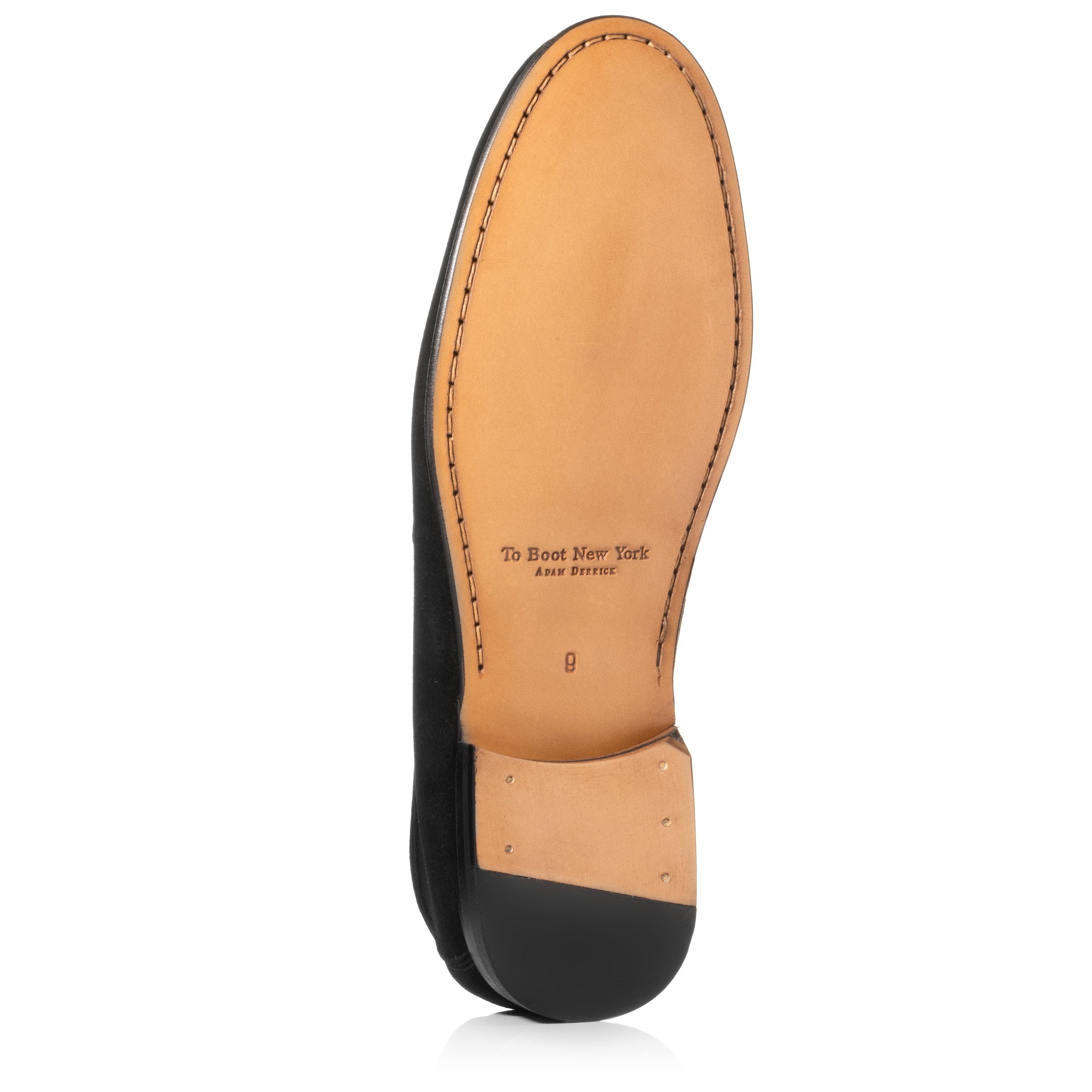 Danny Black Suede Slip On