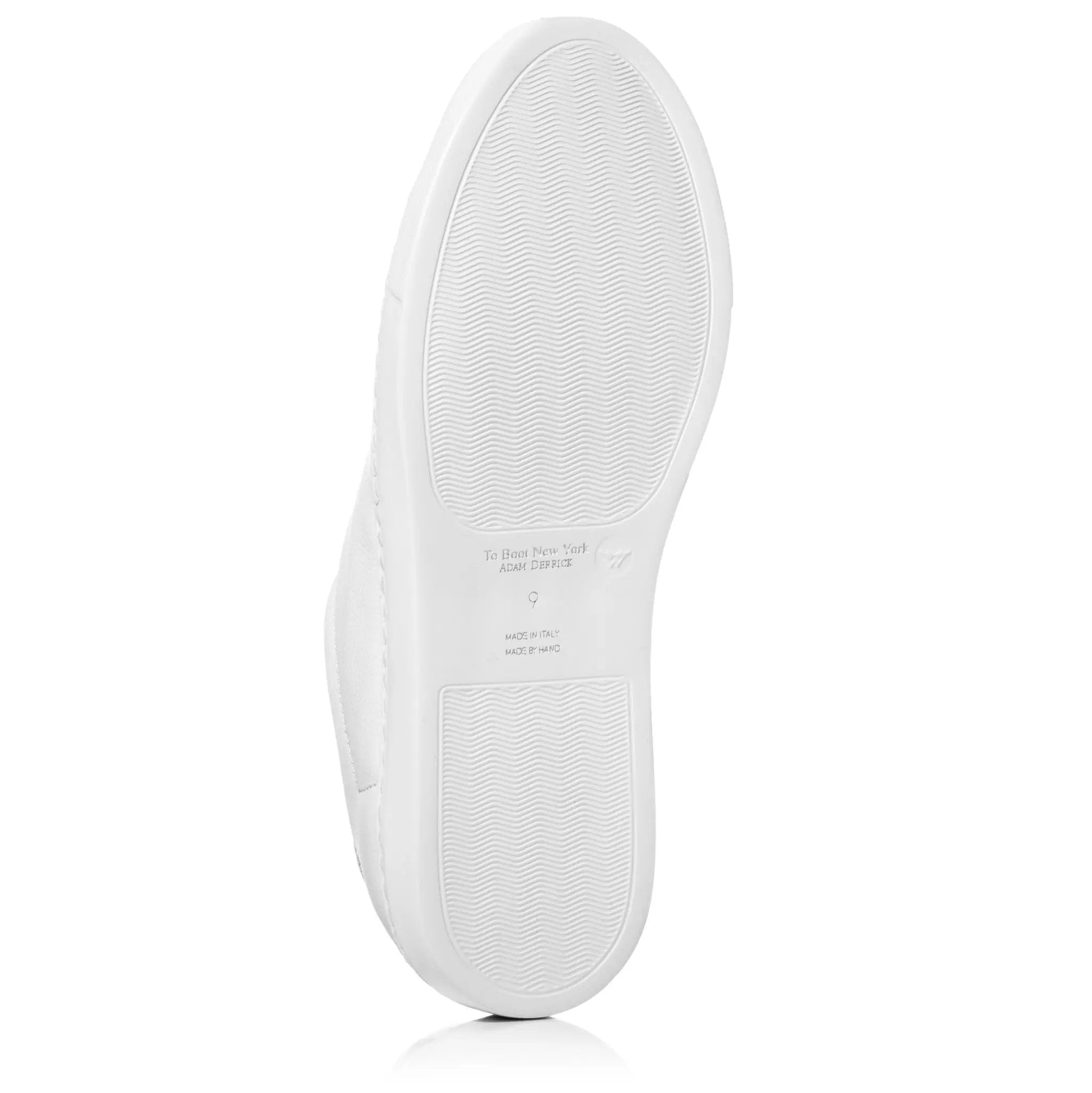 Cale White Calf Elastic Sneaker by To Boot New York