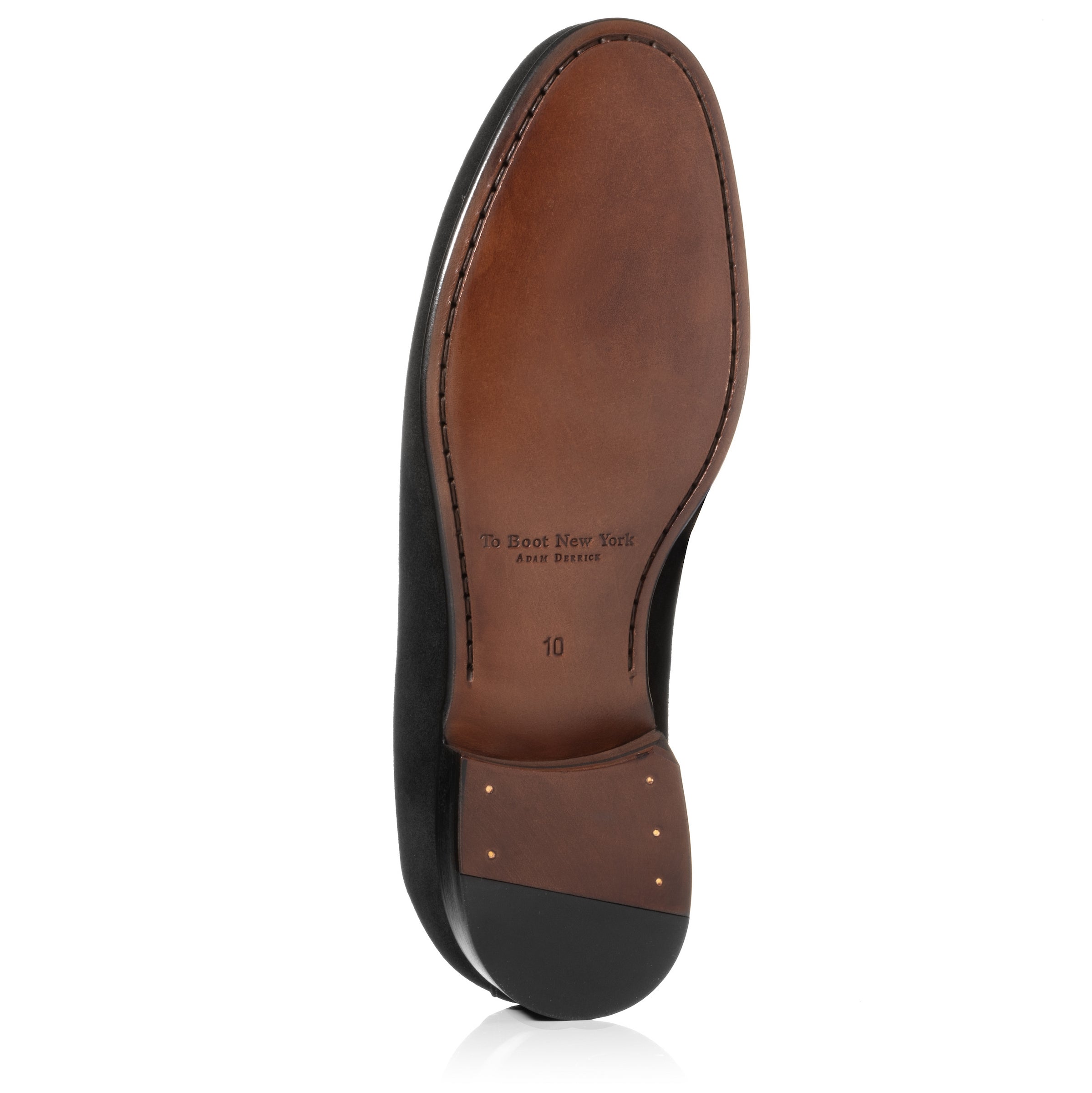 Gallagher Black Suede Belgian Loafer