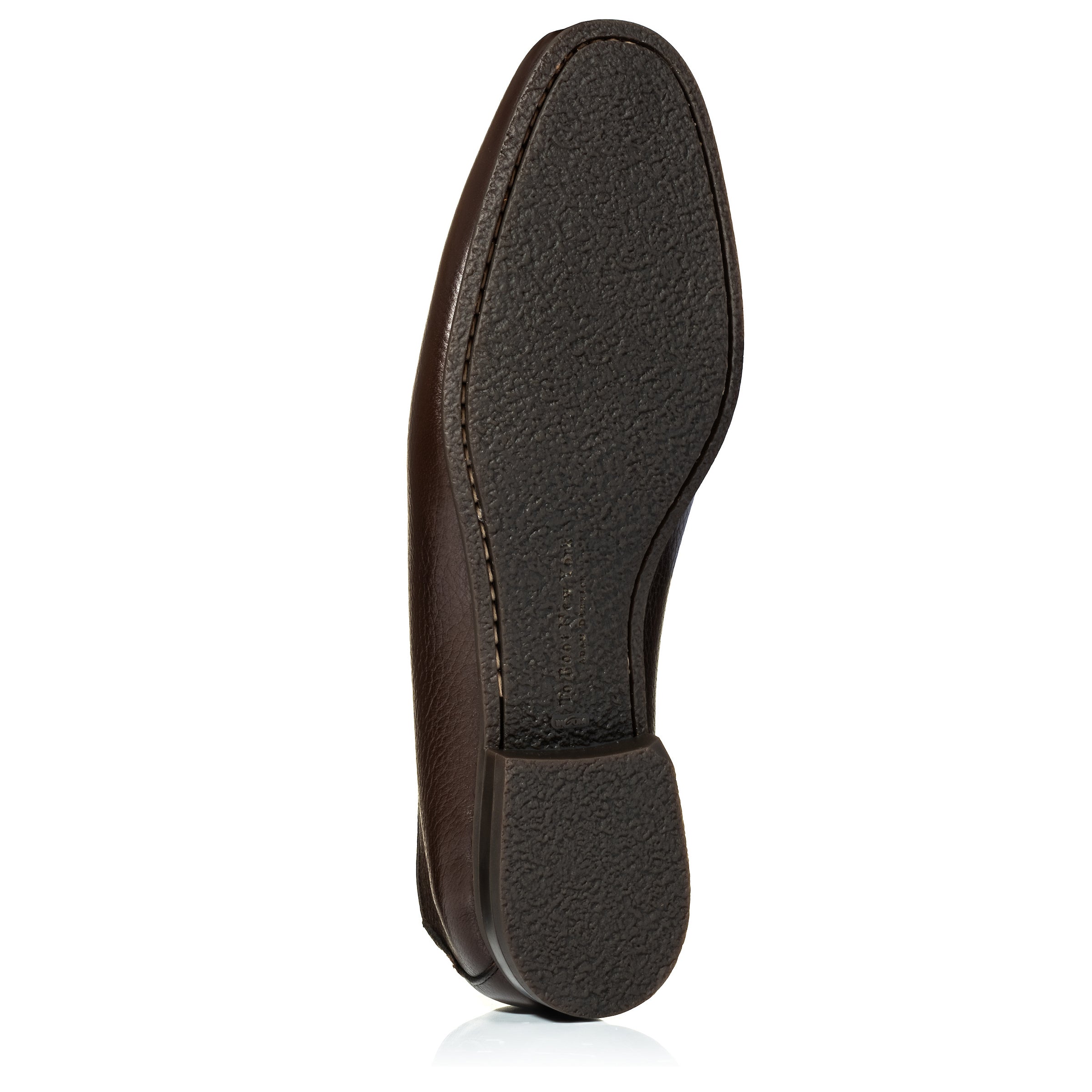 Brunswick Dark Brown Deerskin Leather Slip-On