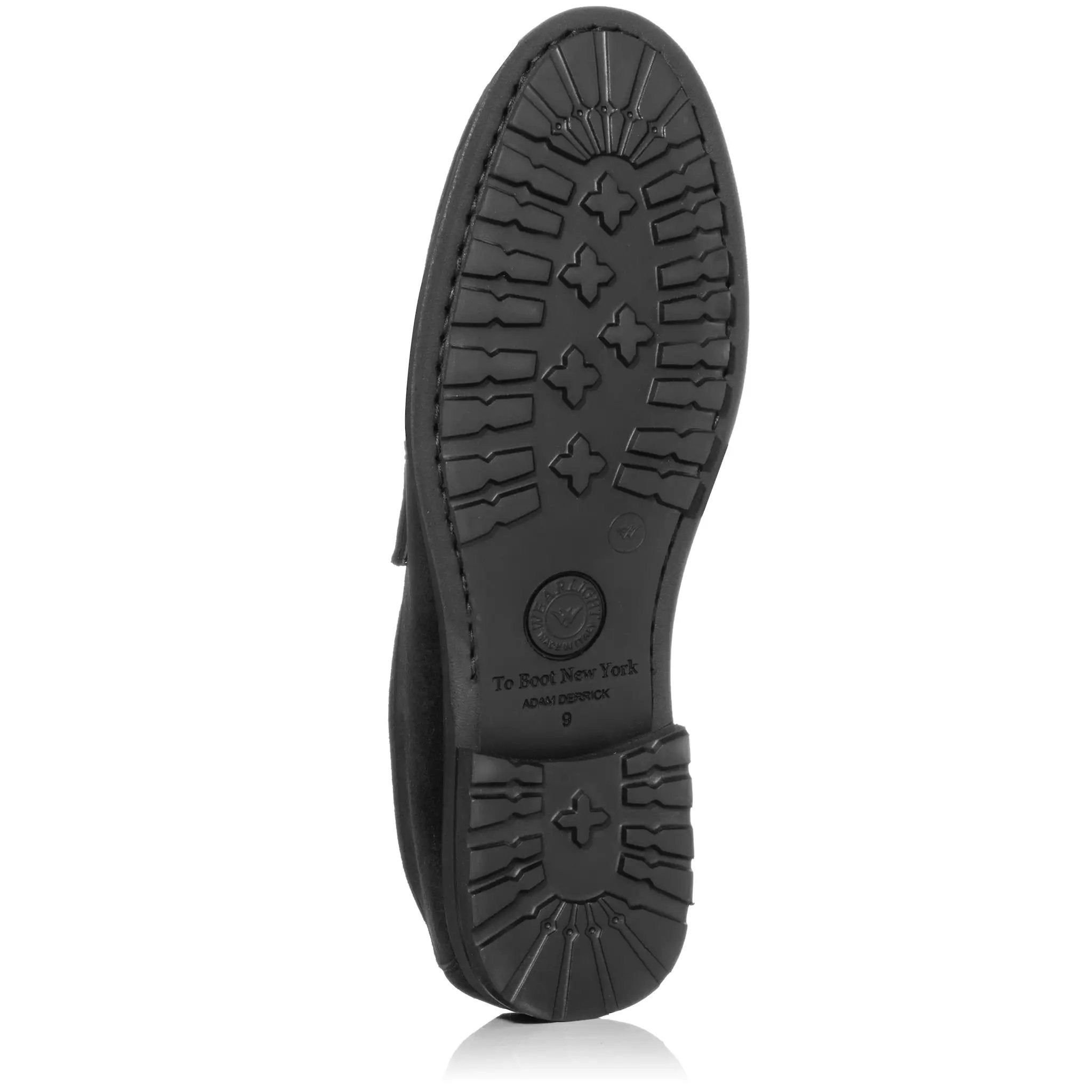 Belfast Black Suede Penny Loafer by To Boot New York