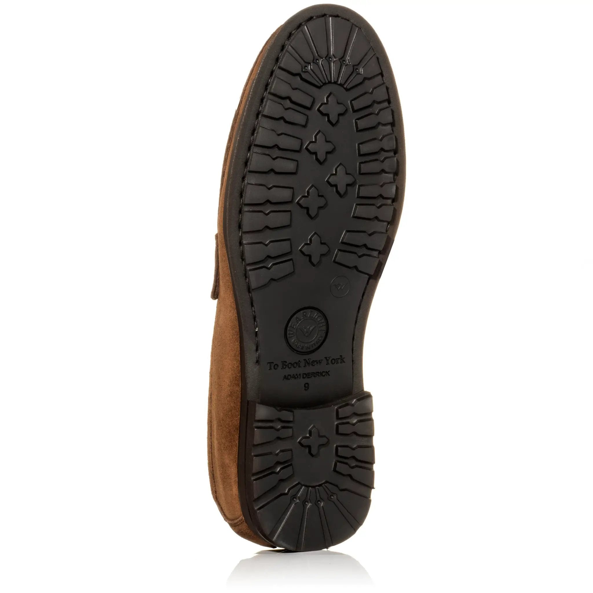Belfast Mid Brown Suede Loafer by To Boot New York