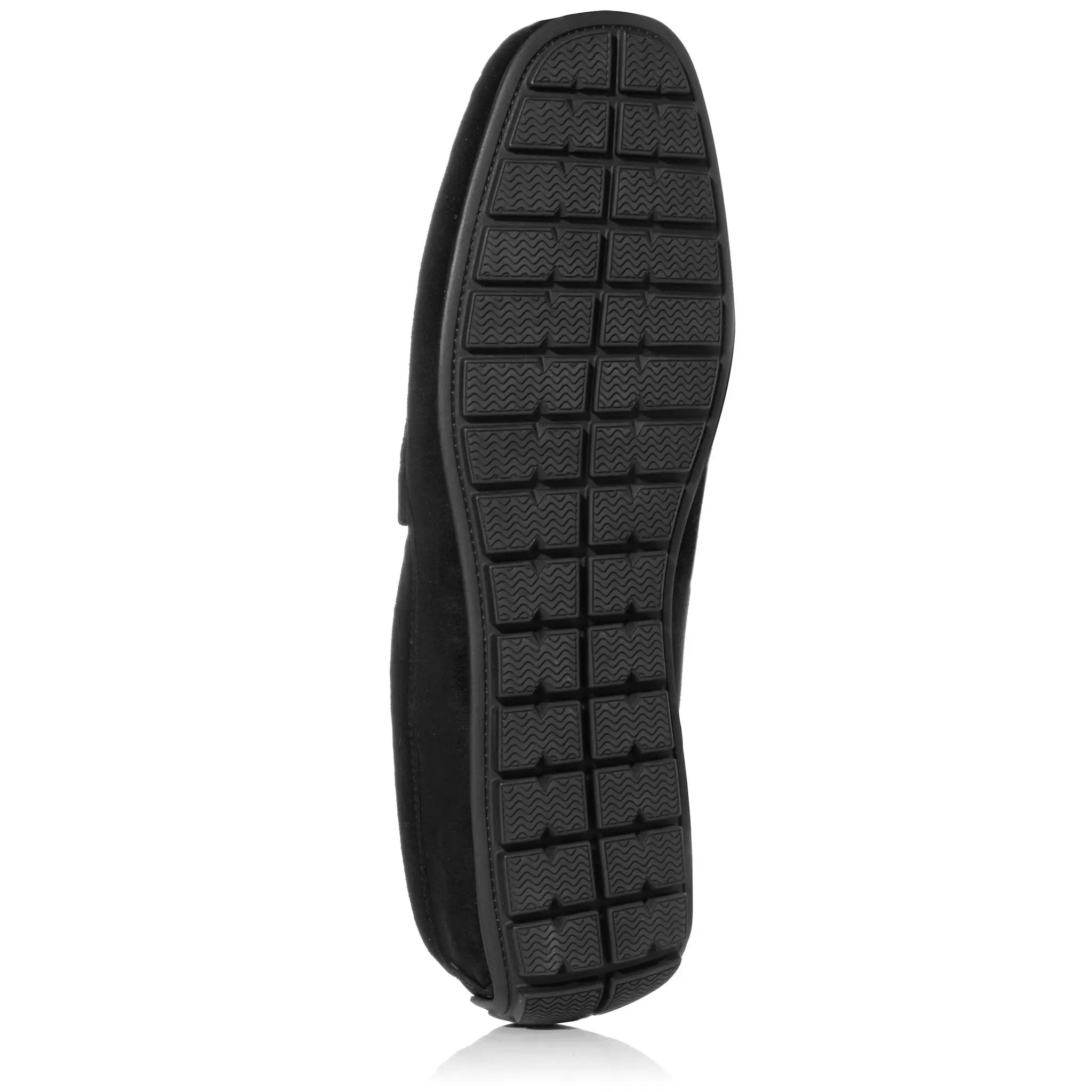 Adelaide Black Suede Driving Shoe by To Boot New York