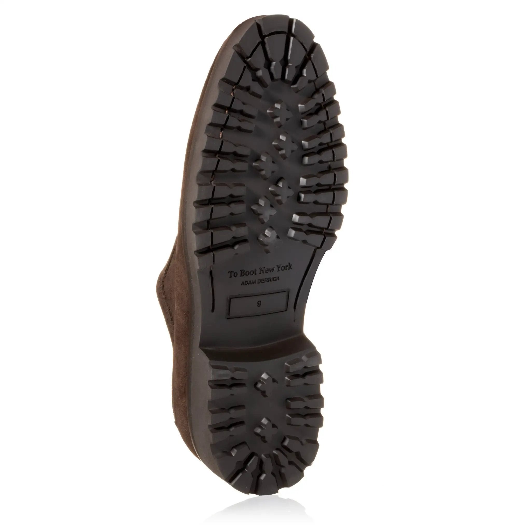 Roman Dark Brown Suede Longwing Brogue by To Boot New York