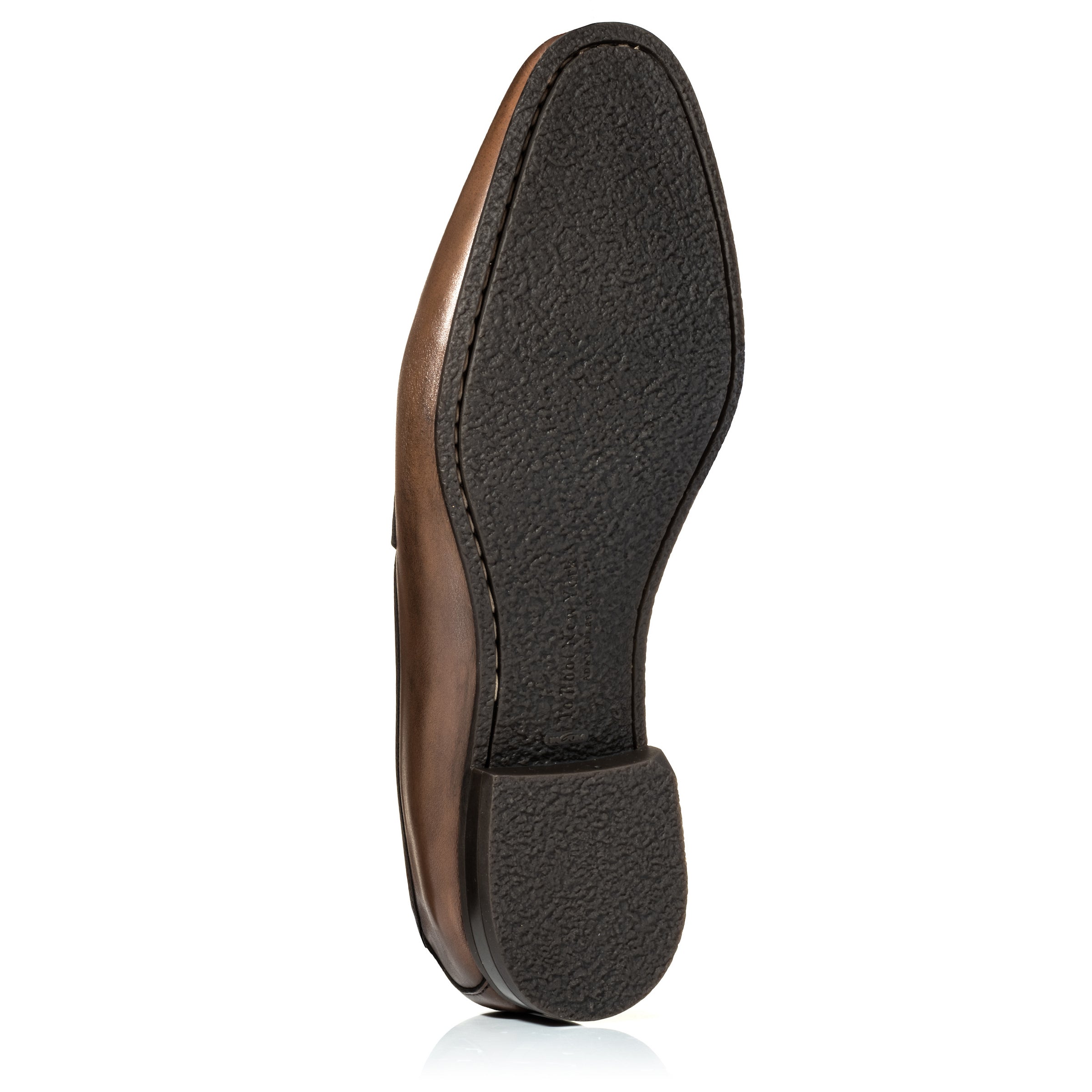 Keats Cognac Calf Leather Slip-on Men’s Penny Loafer