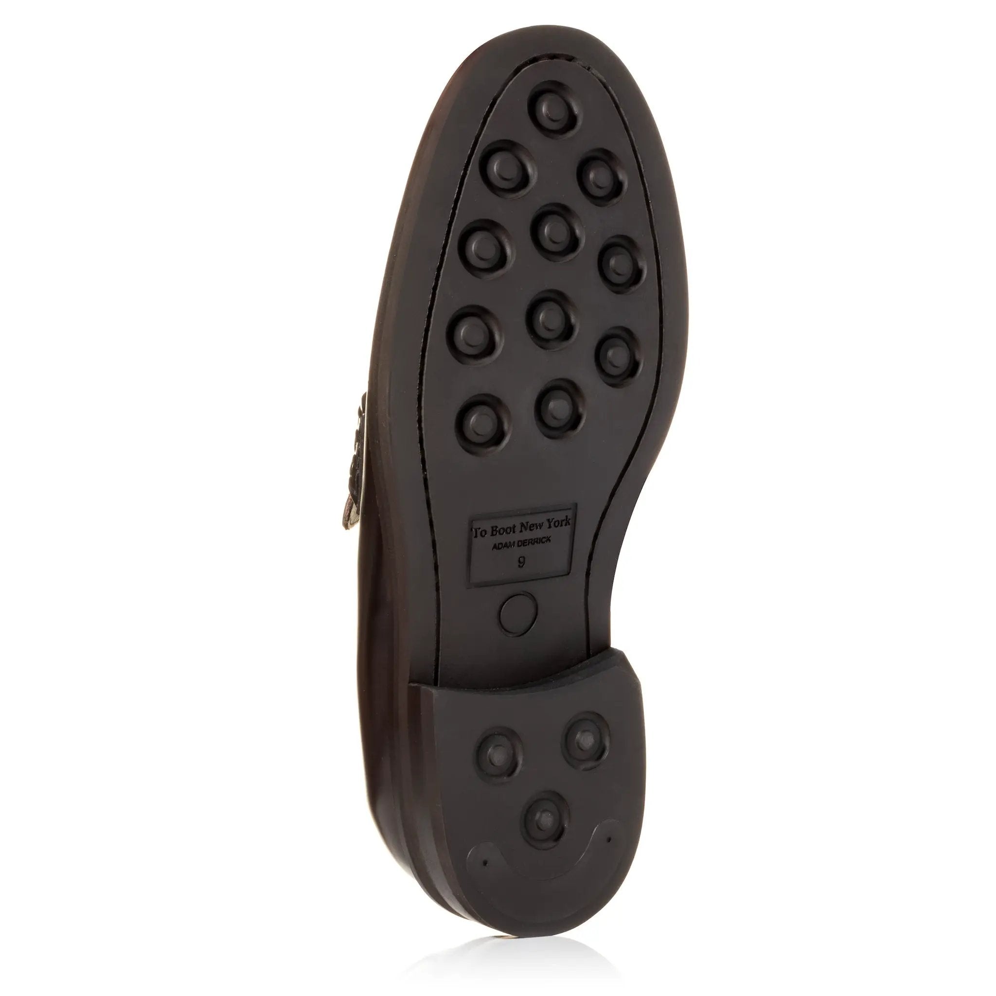 Balboa Dark Brown Leather Penny Slip-On by To Boot New York