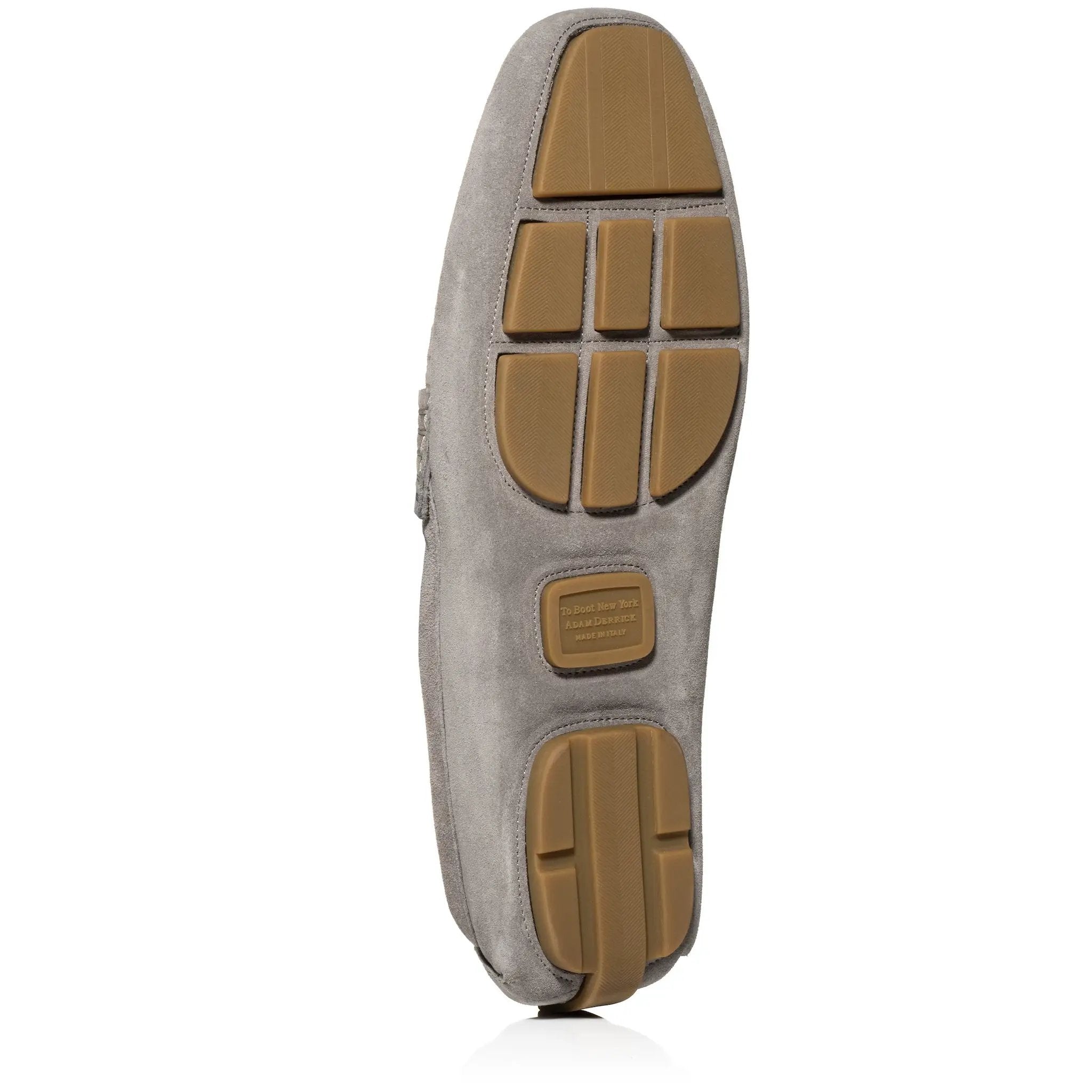 Burton Light Grey Suede Driving Shoe by To Boot New York