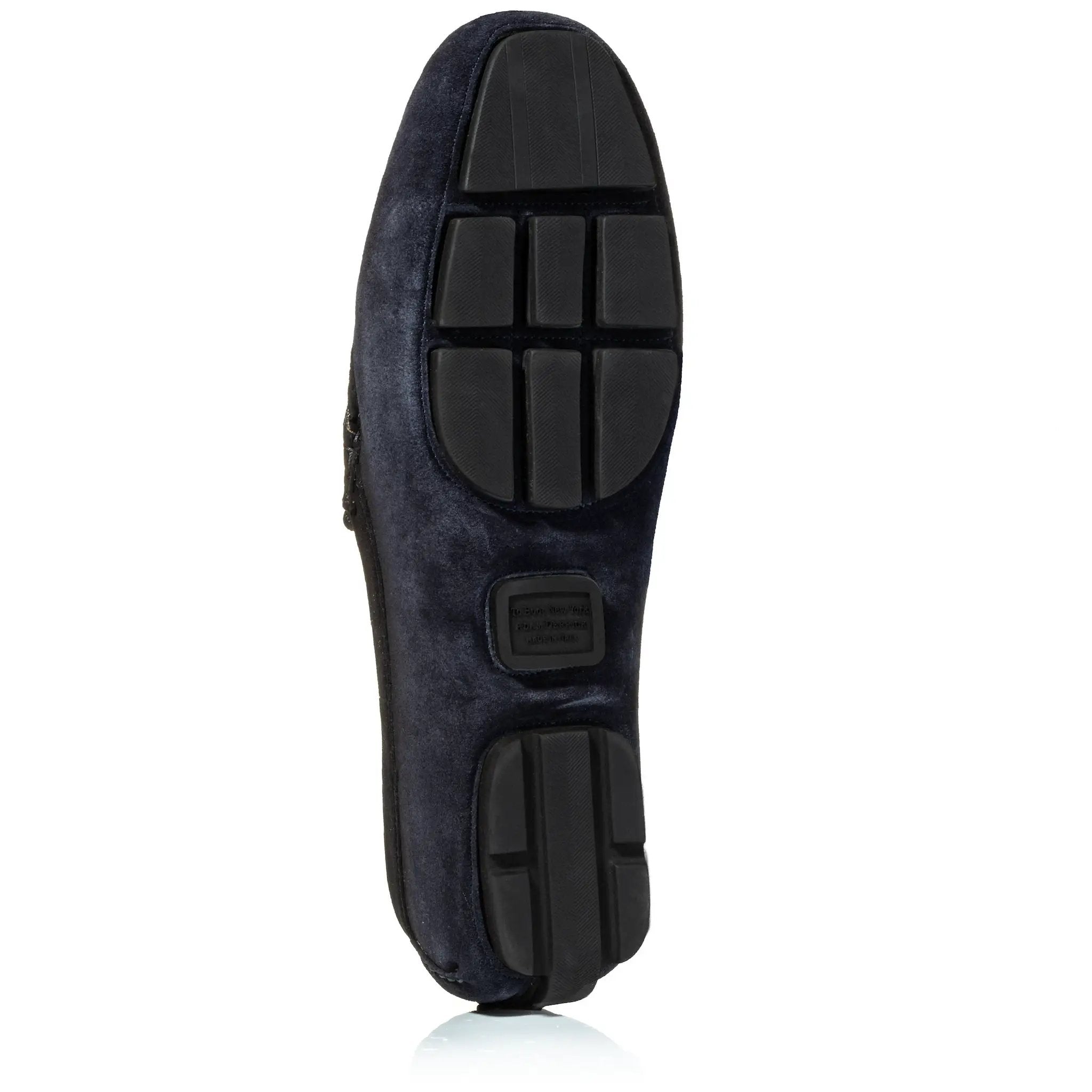 Marin Navy Blue Suede Venetian Driving Shoe by To Boot New York