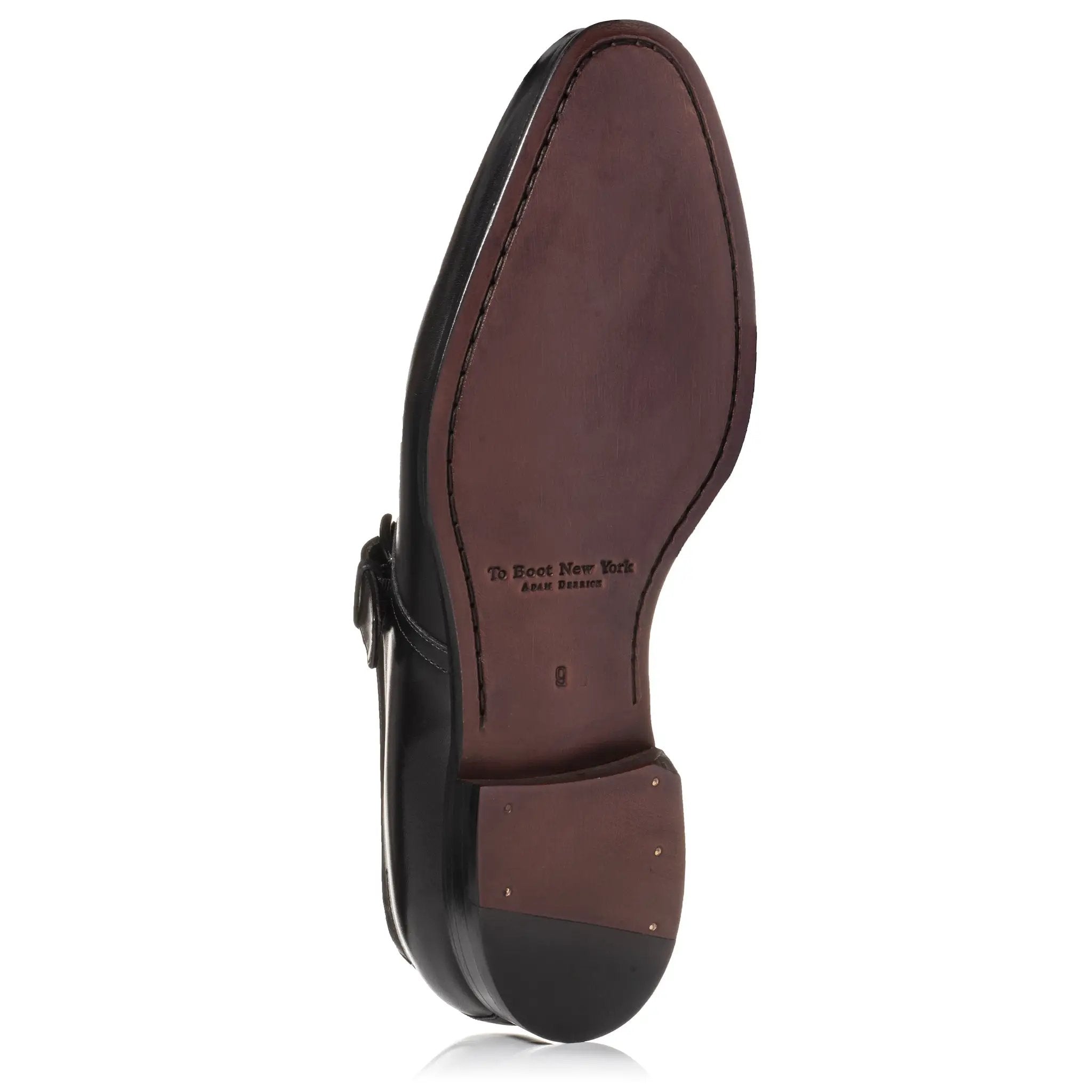 Bower Black Calf Monkstrap by To Boot New York
