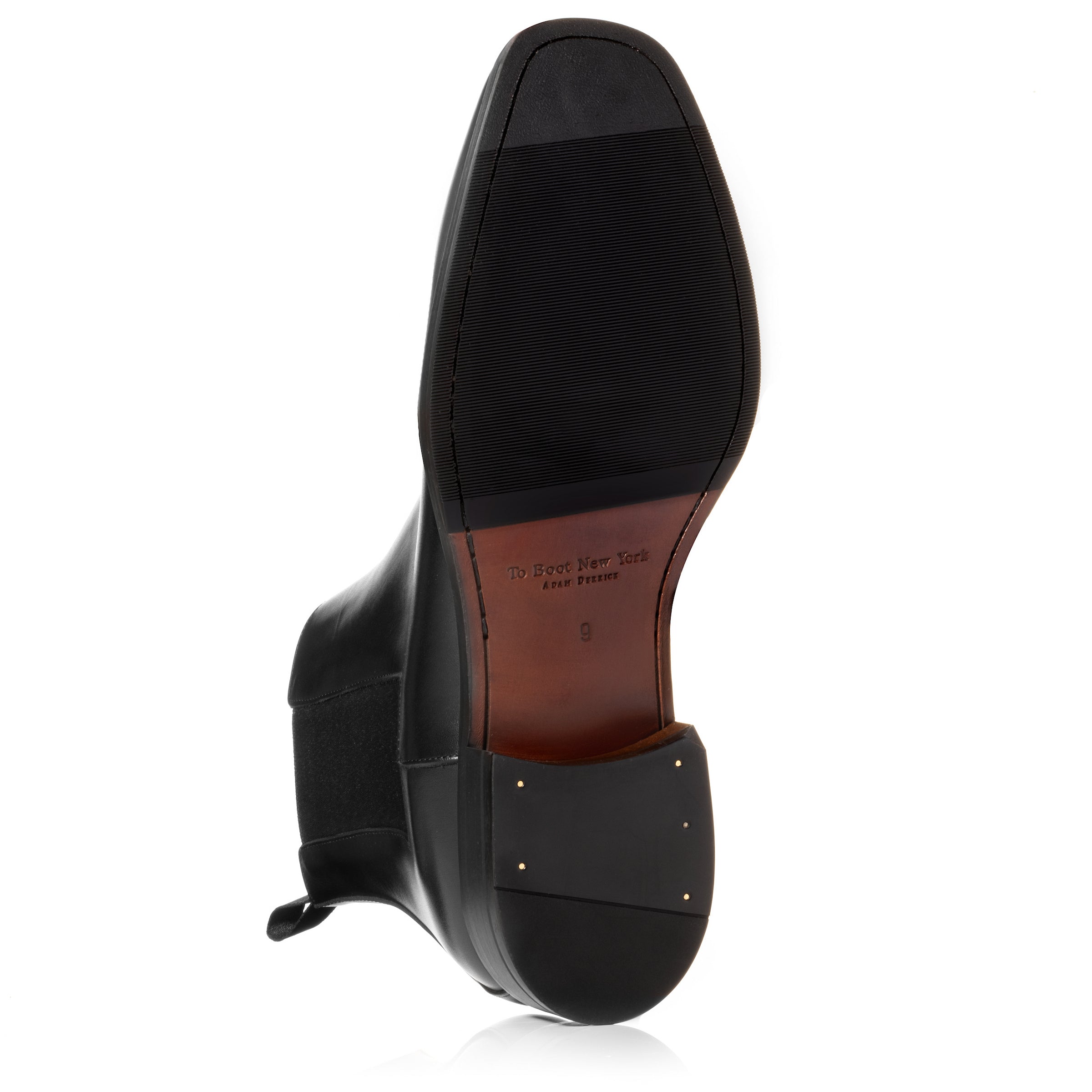 Christophe Black Calf Leather Chelsea Boot