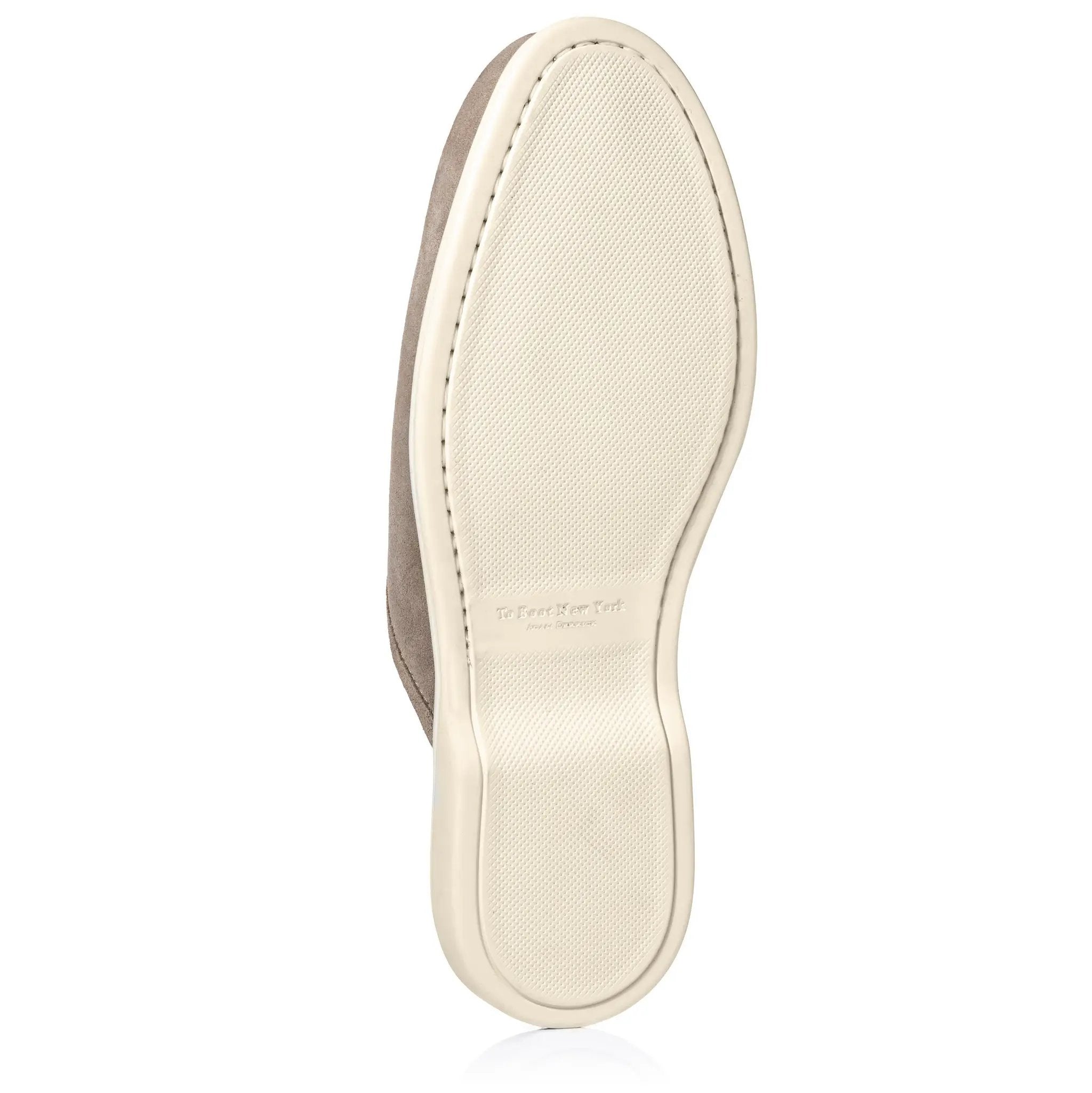 Montauk Taupe Suede Luxury Sabot Slip-On by To Boot New York