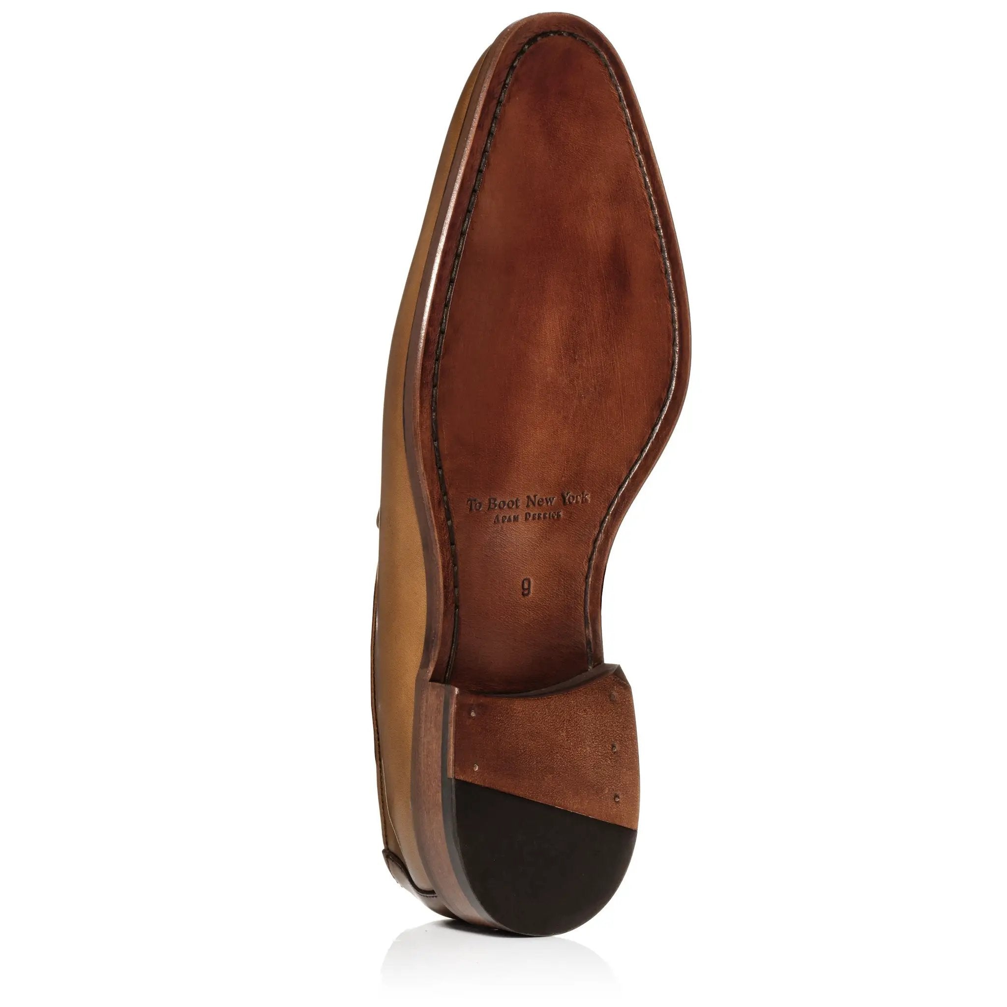 Maurizio Medium Tan Calf Tassel Loafer by To Boot New York