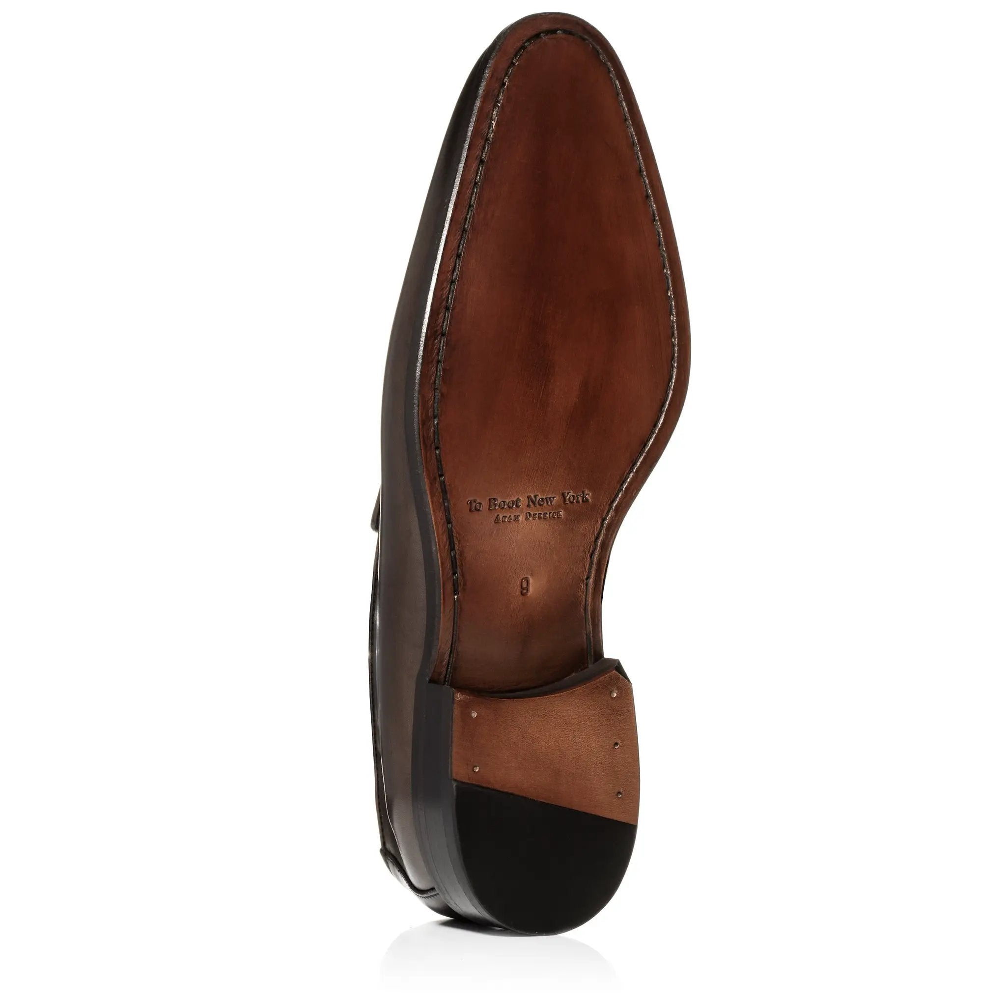 Maurizio Dark Brown Calf Tassel Loafer by To Boot New York
