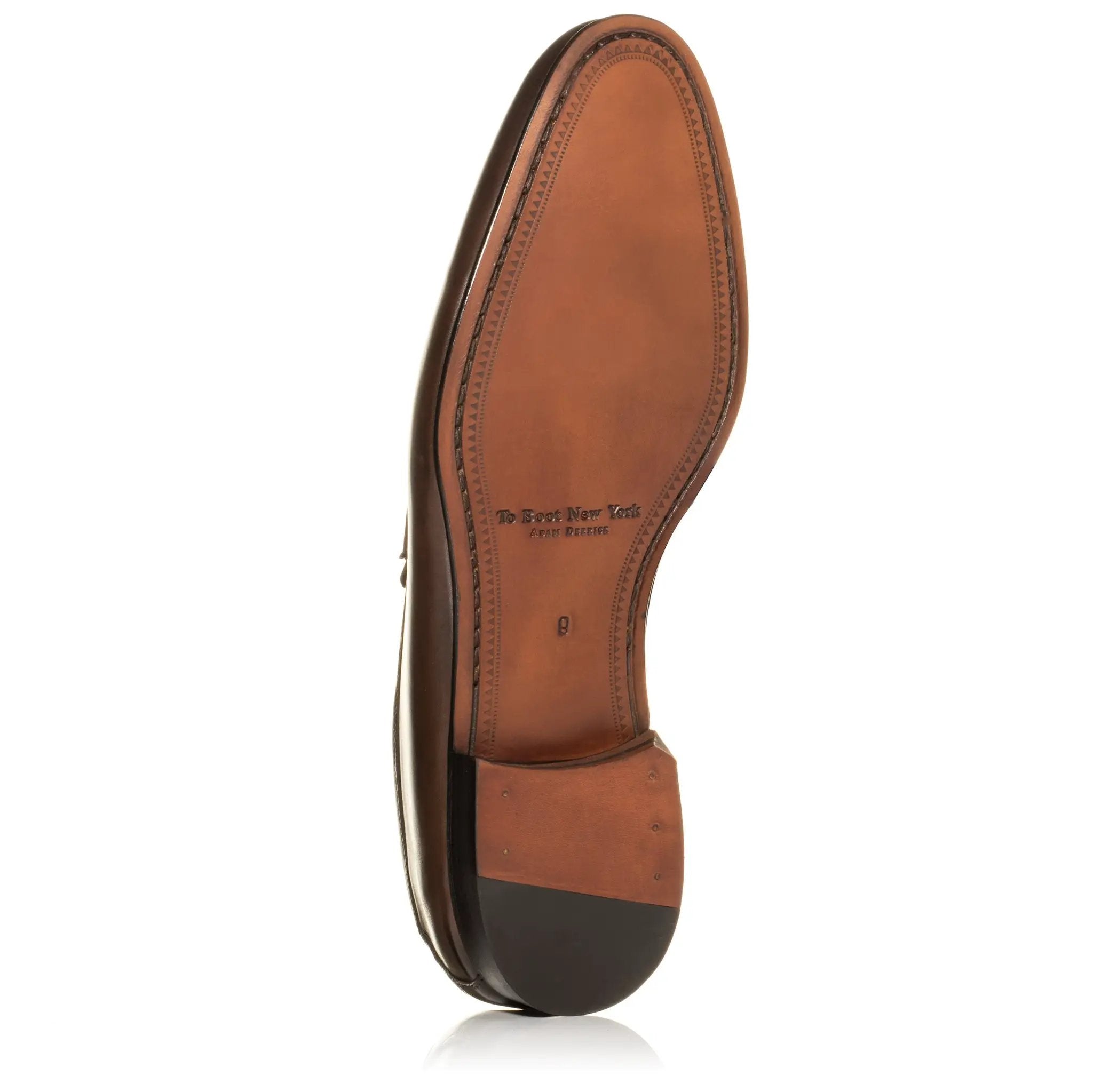 Berkshire Burnished Brown Calf Bit Loafer by To Boot New York