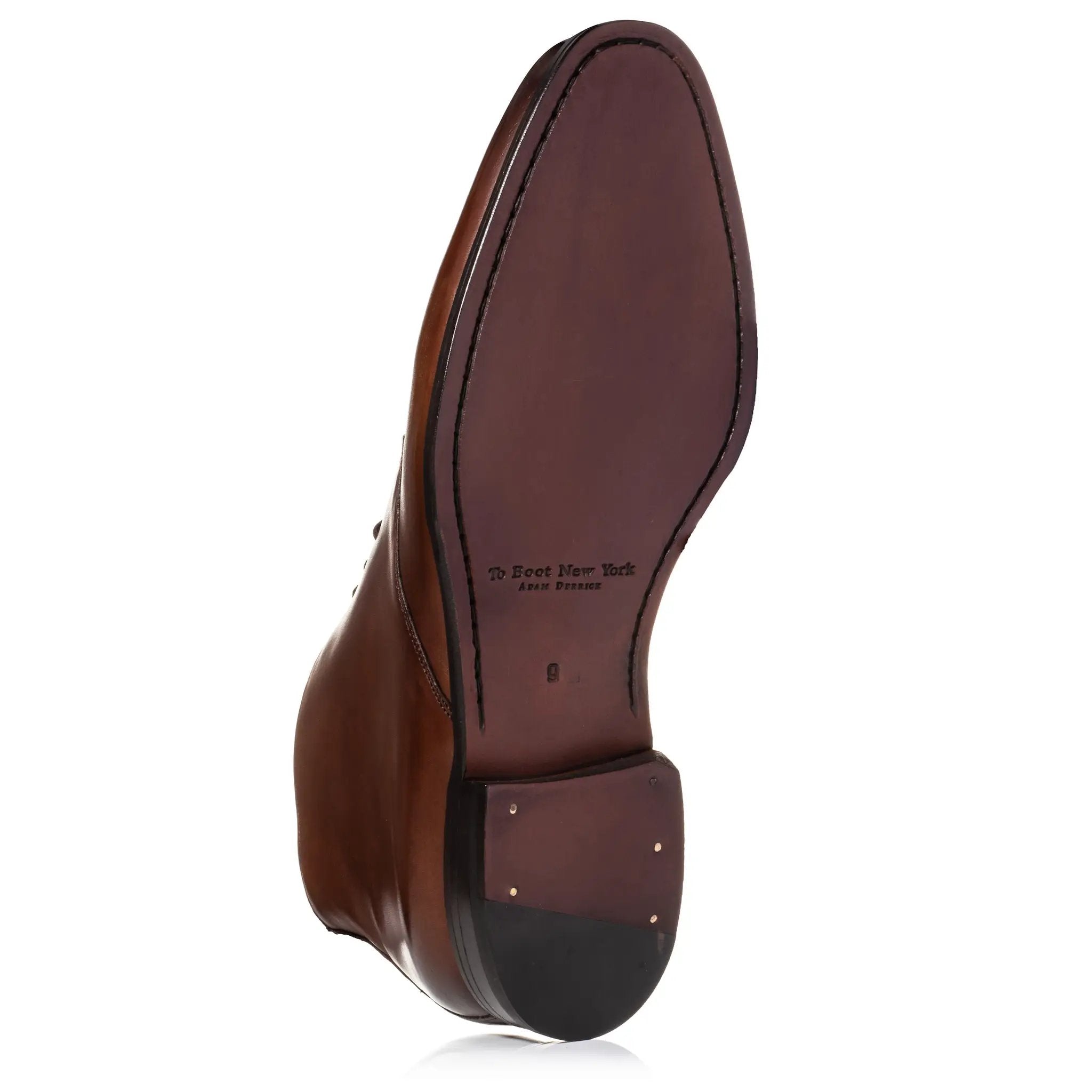 Leigh Burnished Brown Calf Chukka Boot by To Boot New York