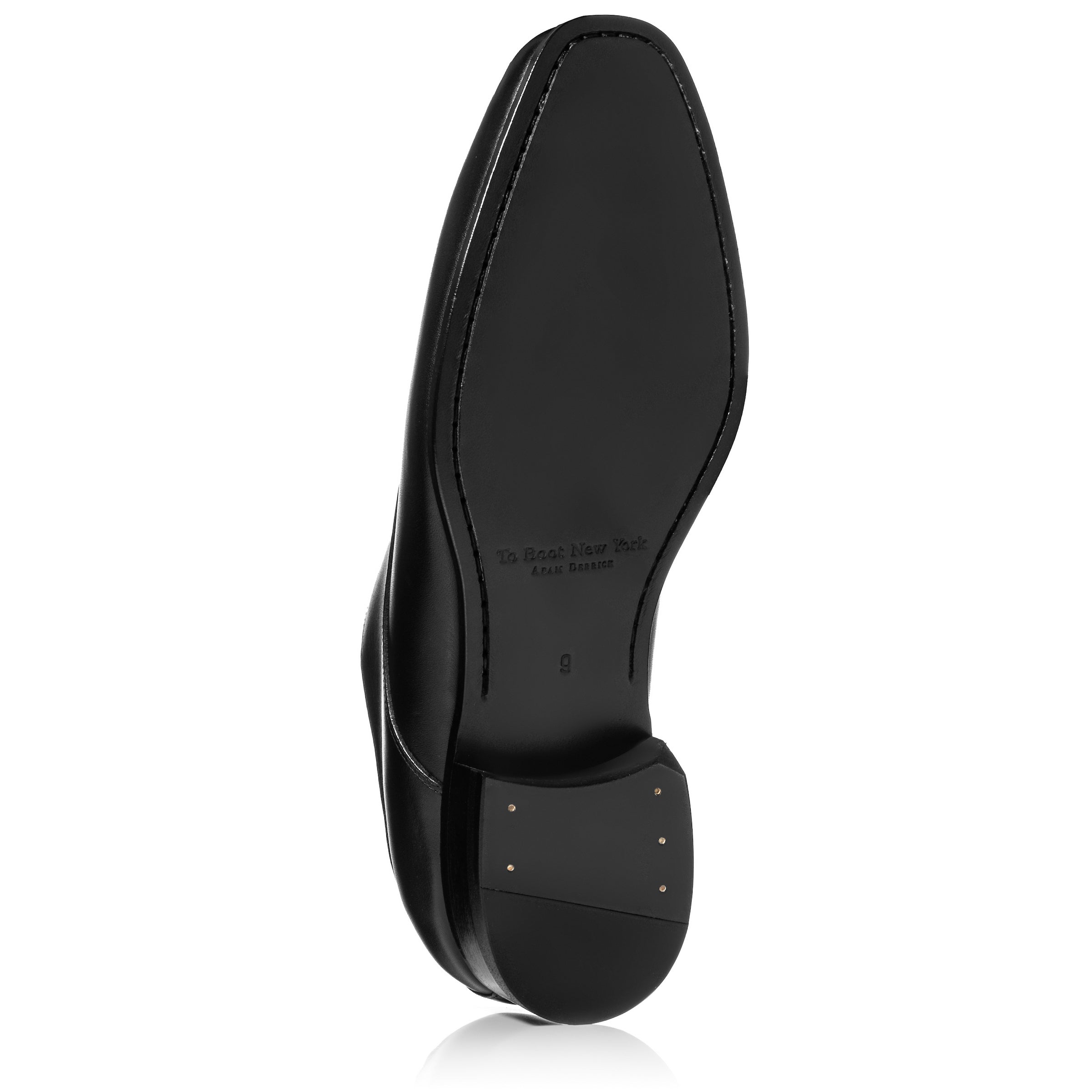 Fleming Black Calf Leather Lace-Up Oxford Dress Shoe