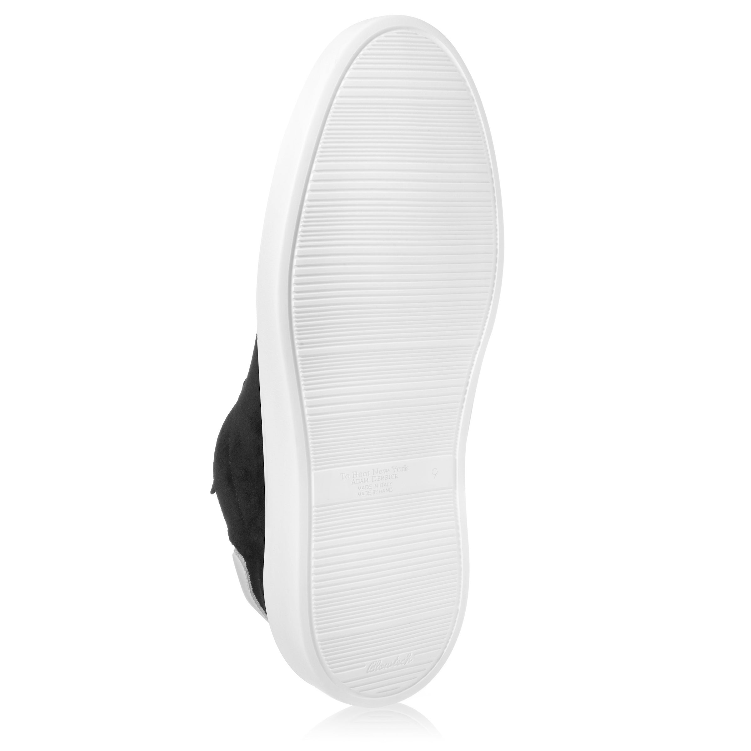 Mathis Black/White Suede Sneaker