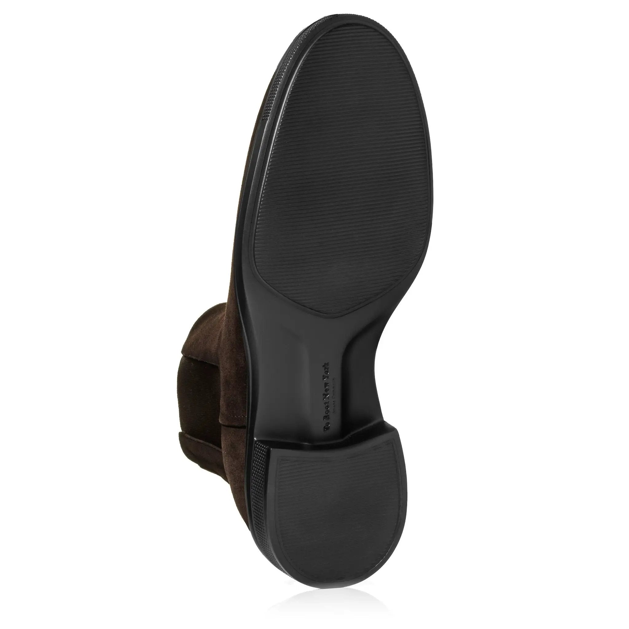 Carlsbad Dark Brown Weather-Repellent Suede Chelsea Boot by To Boot New York