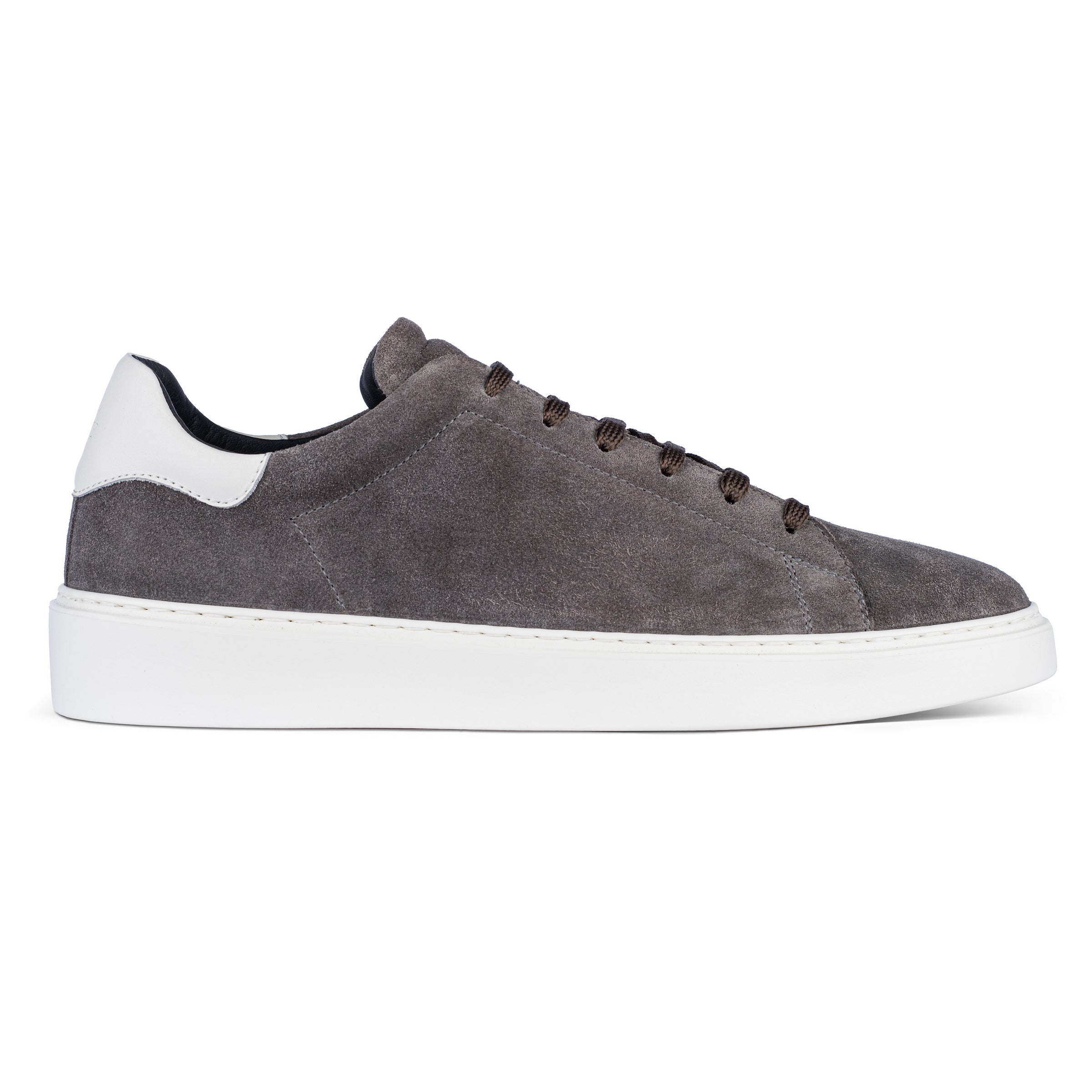 Mathis Stone Grey Suede Sneaker