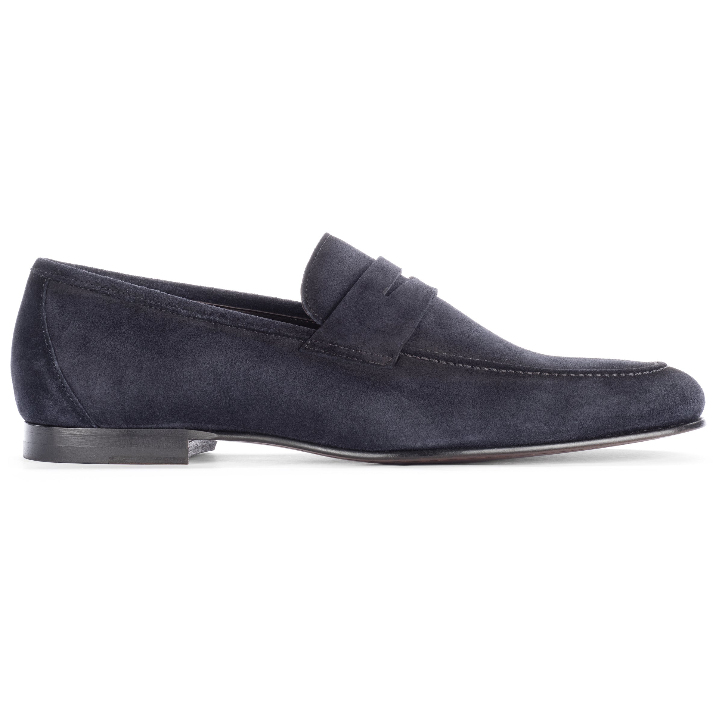 Aldrin Navy Aero Suede Penny Loafer