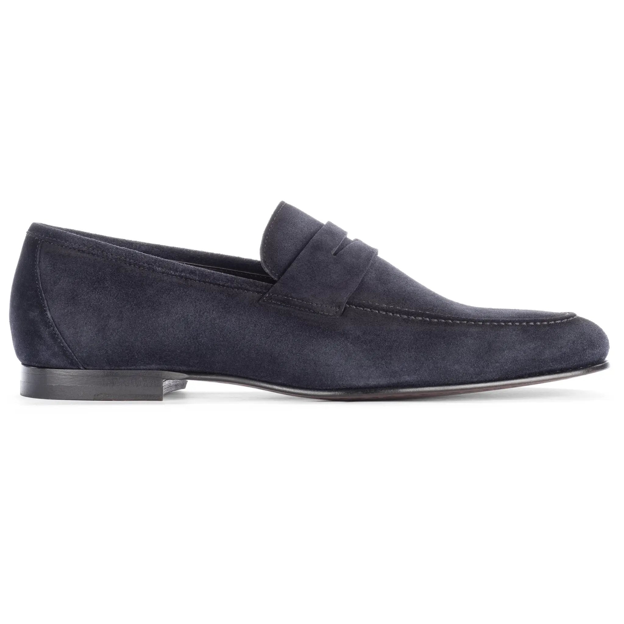 Aldrin Navy Aero Suede Penny Loafer by To Boot New York