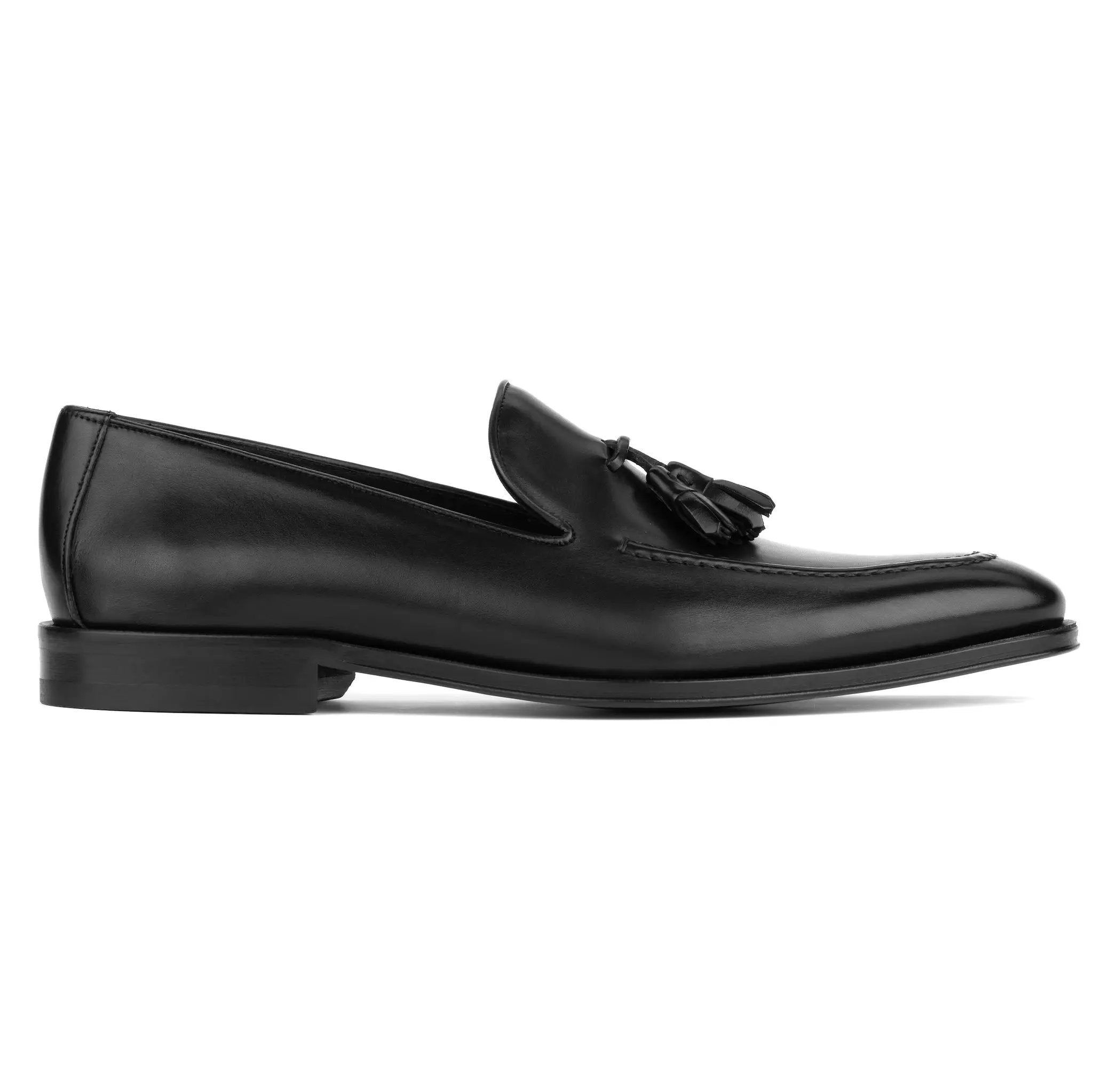 Maurizio Black Calf Tassel Loafer by To Boot New York