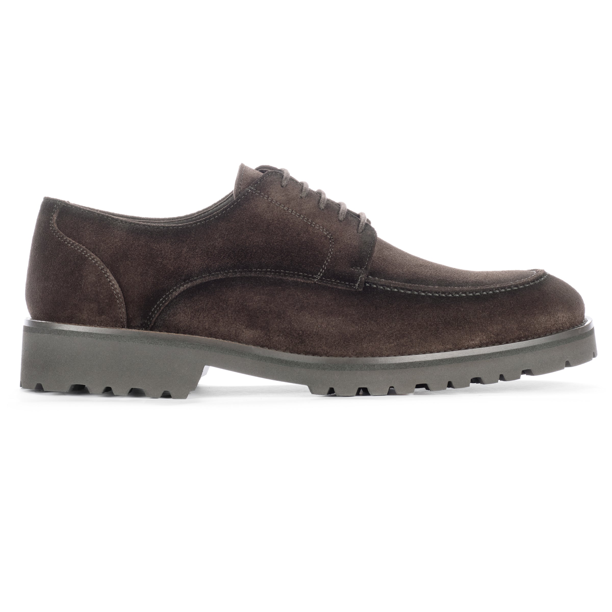 Dario Dark Brown Suede Derby