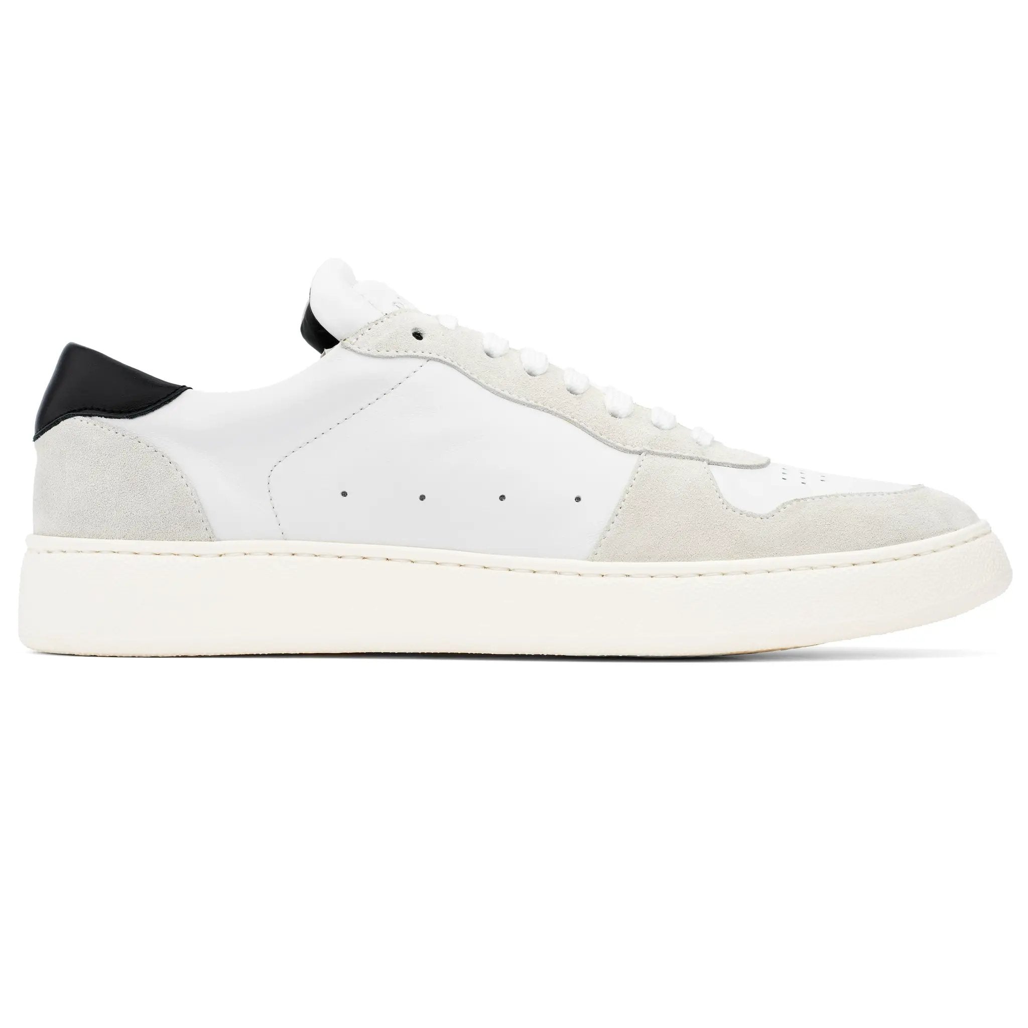 Cheadle White Calf Court Sneaker by To Boot New York