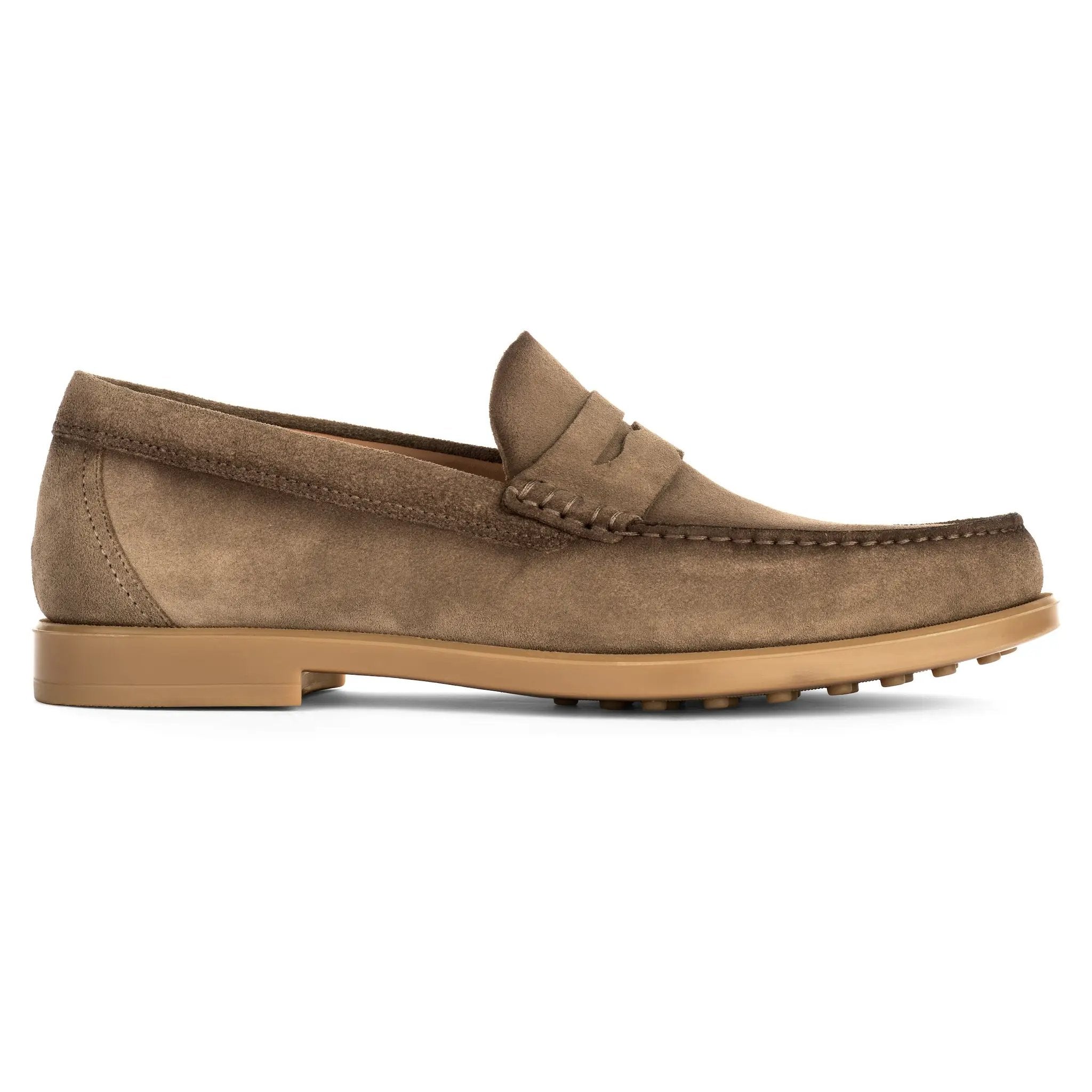 Bennett Taupe Suede College Penny Loafer by To Boot New York