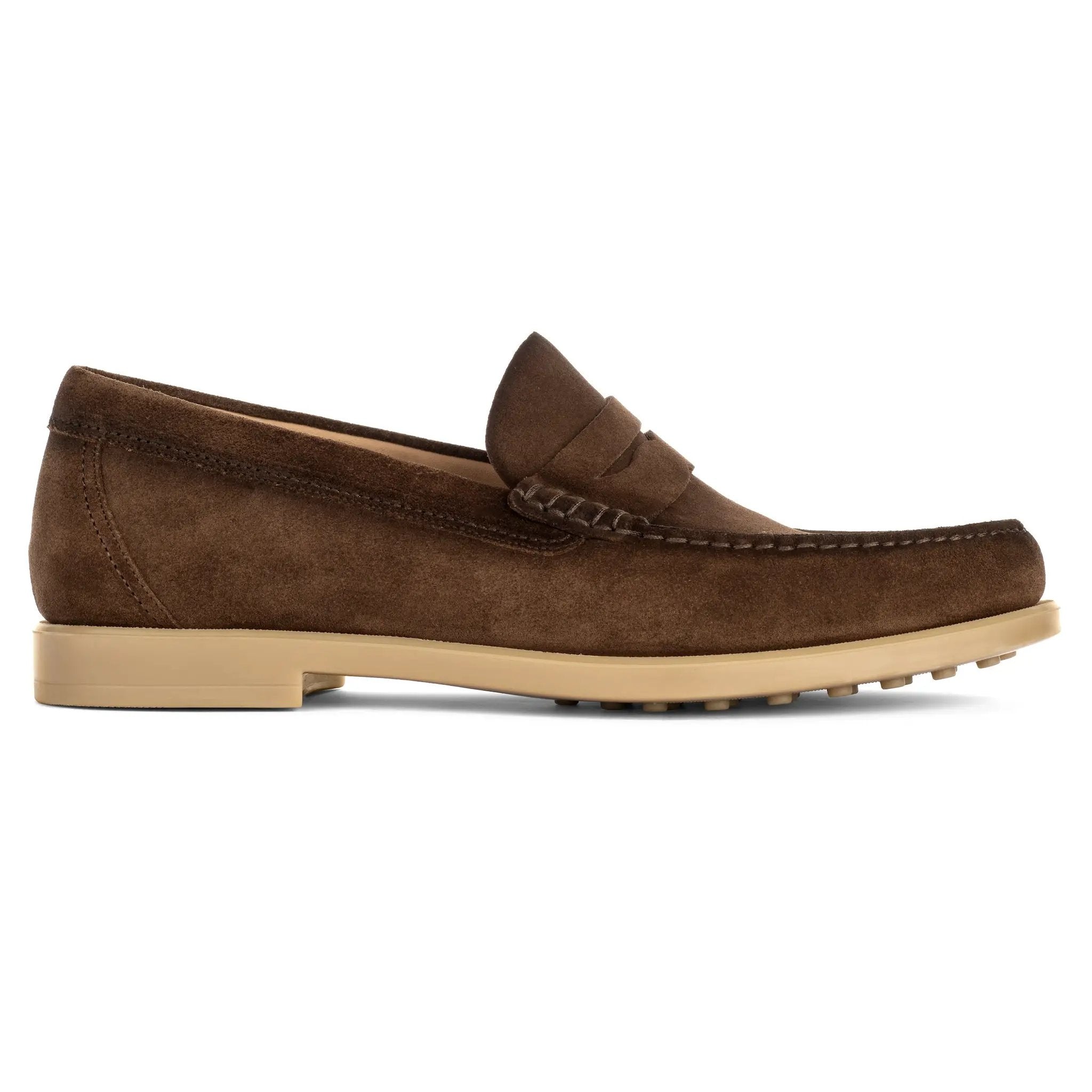 Bennett Brown Suede College Penny Loafer by To Boot New York